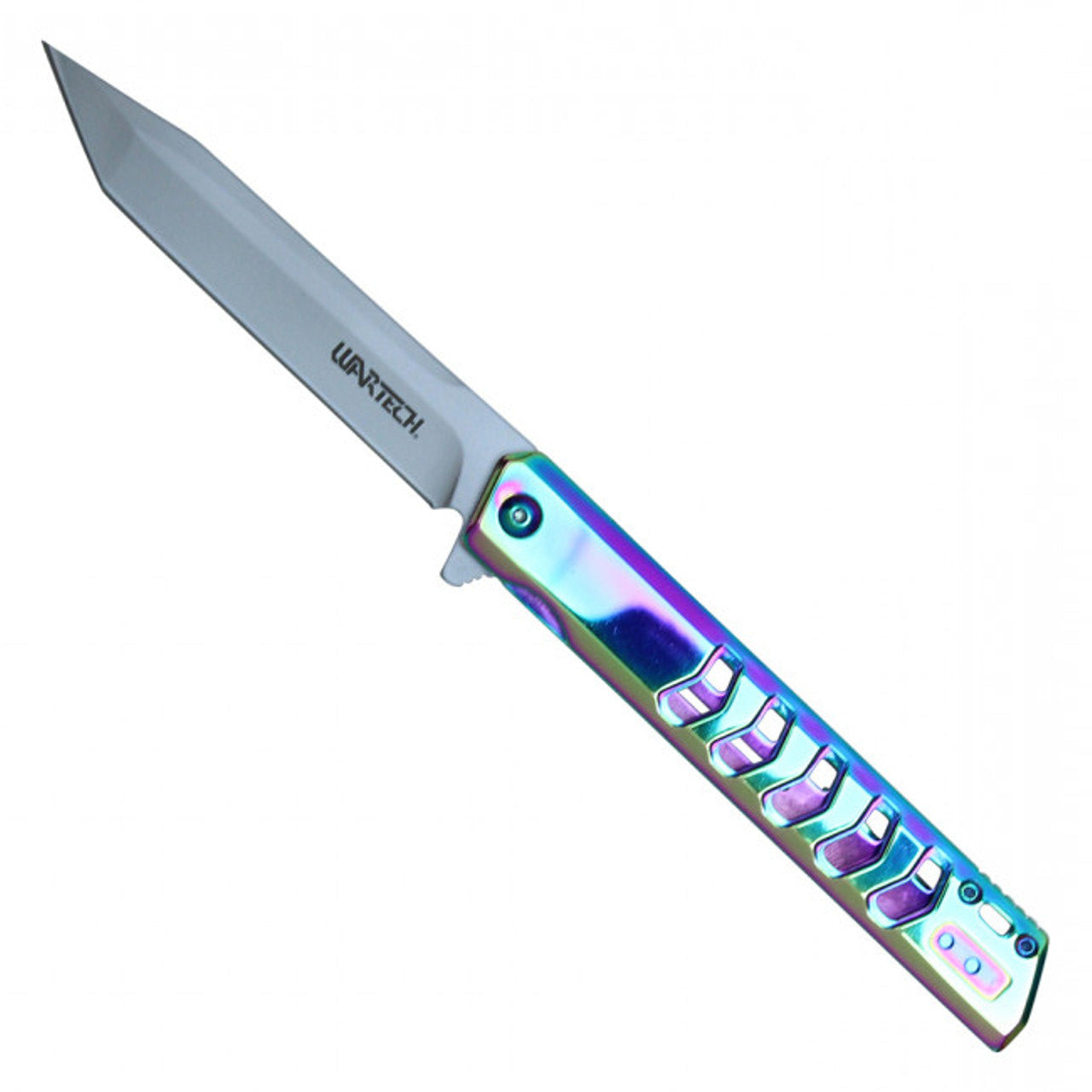 Open Pocket Knife | Rainbow Pocket Knife | Knife Plug