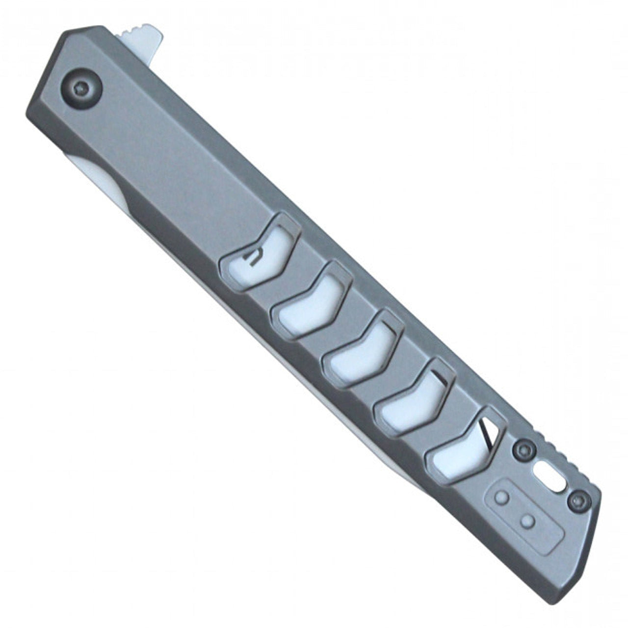 Silver Assisted Pocket Knife | Knife Plug