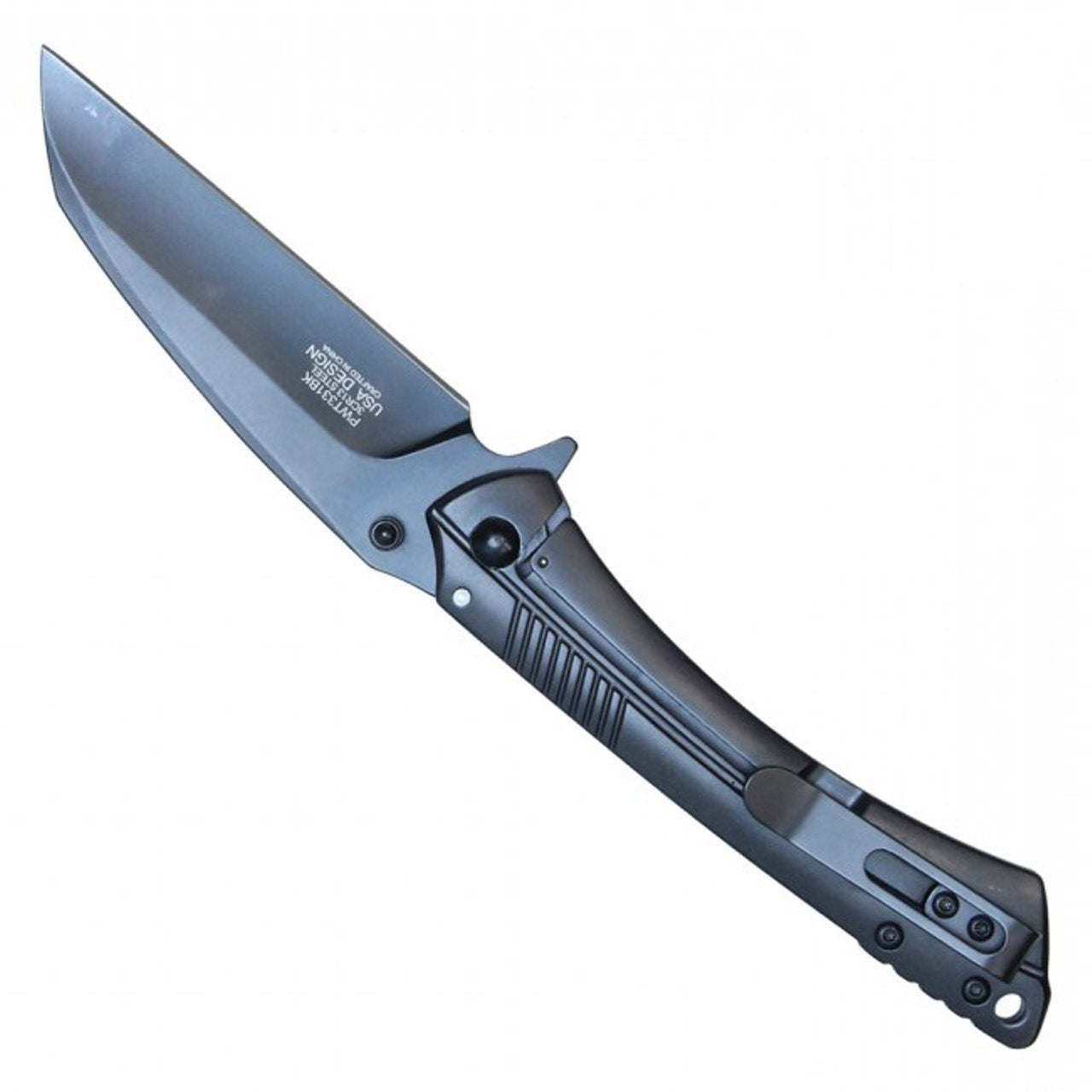 8” Assisted Open Pocket Knife - Black