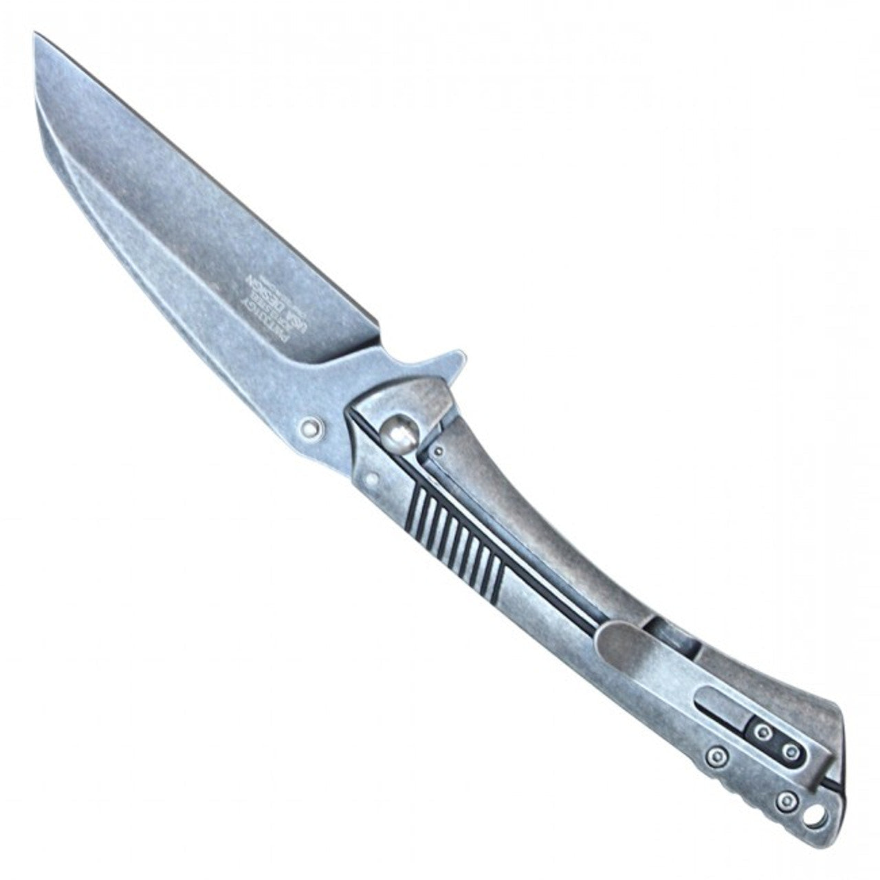 8” Assisted Open Pocket Knife - Grey