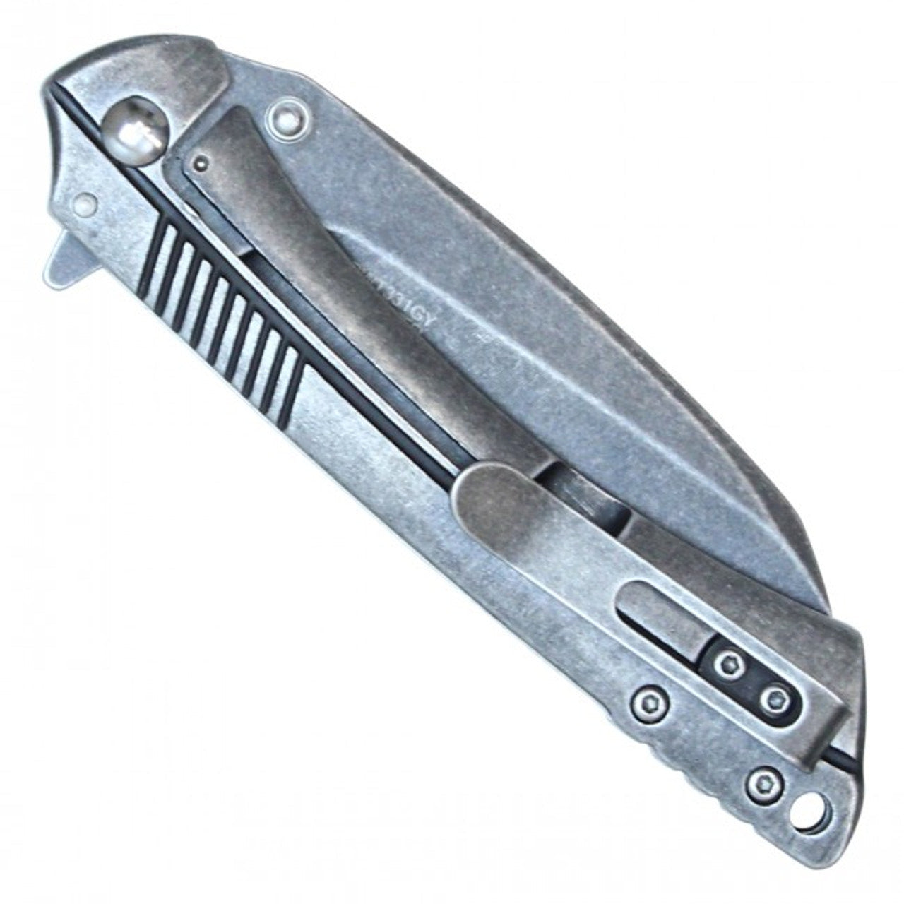 8” Assisted Open Pocket Knife - Grey