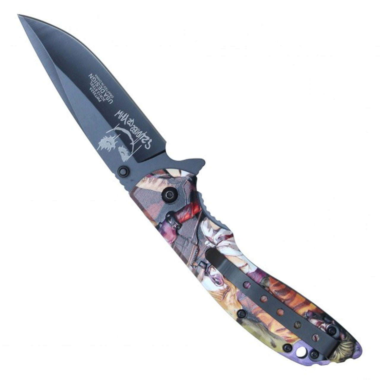 8” Assisted Open Joker Pocket Knife