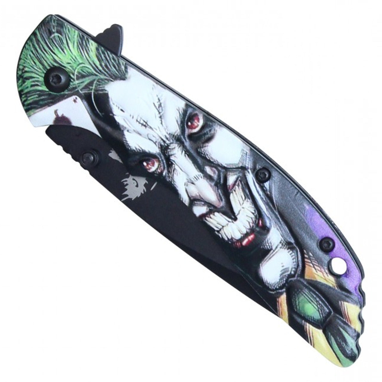 8” Assisted Open Joker Face Pocket Knife