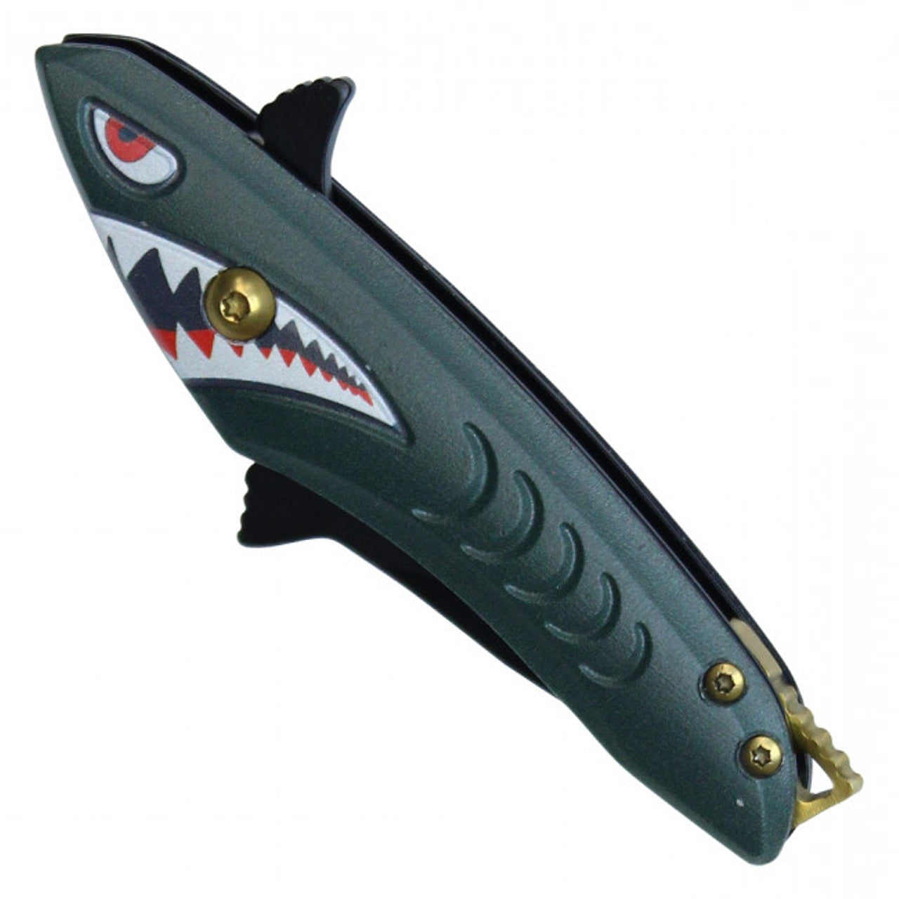 5.5" Assisted Open Shark Knife – Black