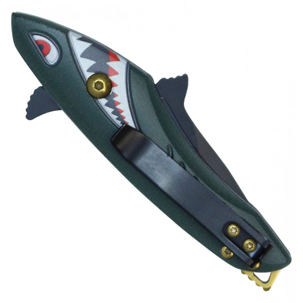 5.5" Assisted Open Shark Knife – Black