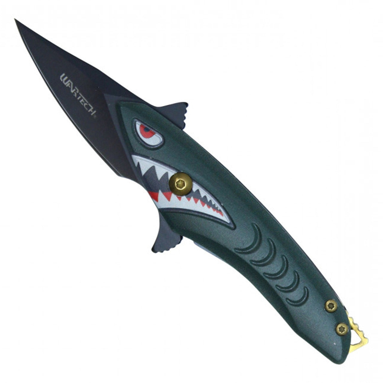 5.5" Assisted Open Shark Knife – Black