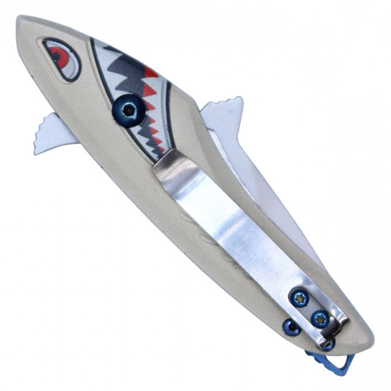 5.5" Assisted Open Shark Knife – Dirt