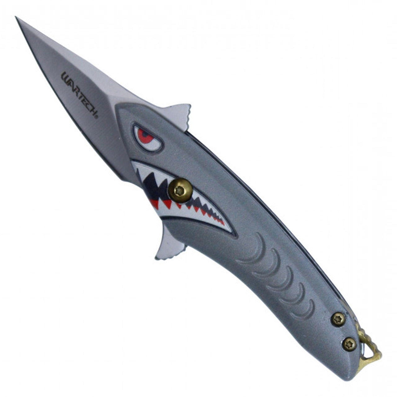 5.5" Assisted Open Shark Knife – Grey