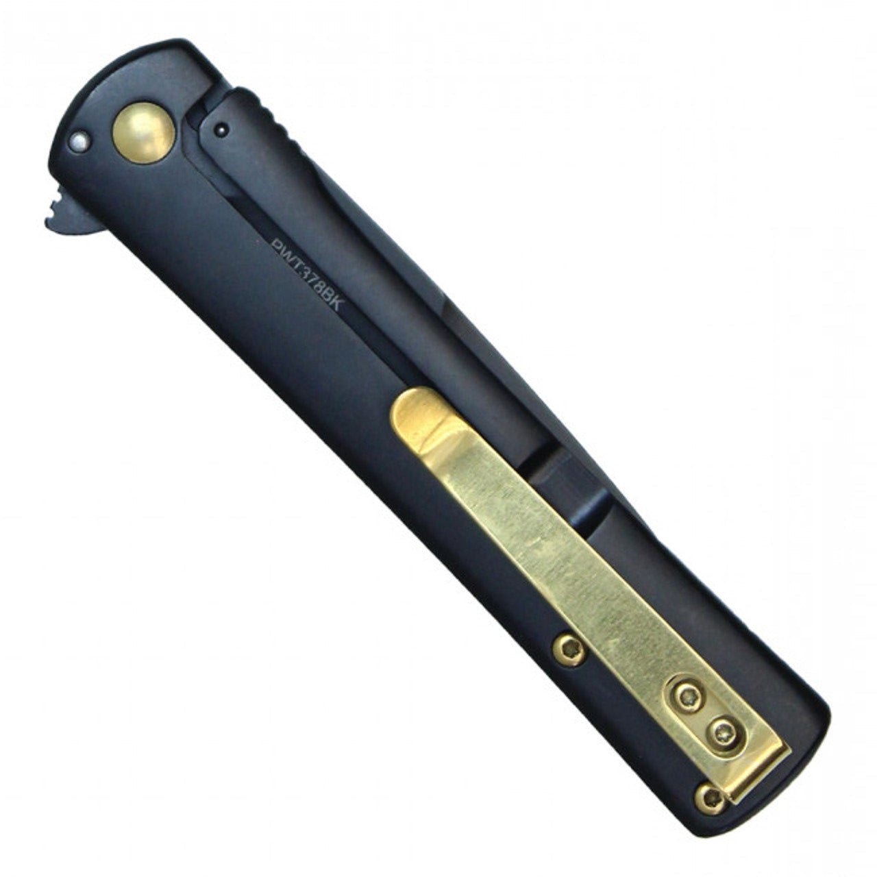 Black Sharp Knife | 7.75" Pocket Knife | Knife Plug