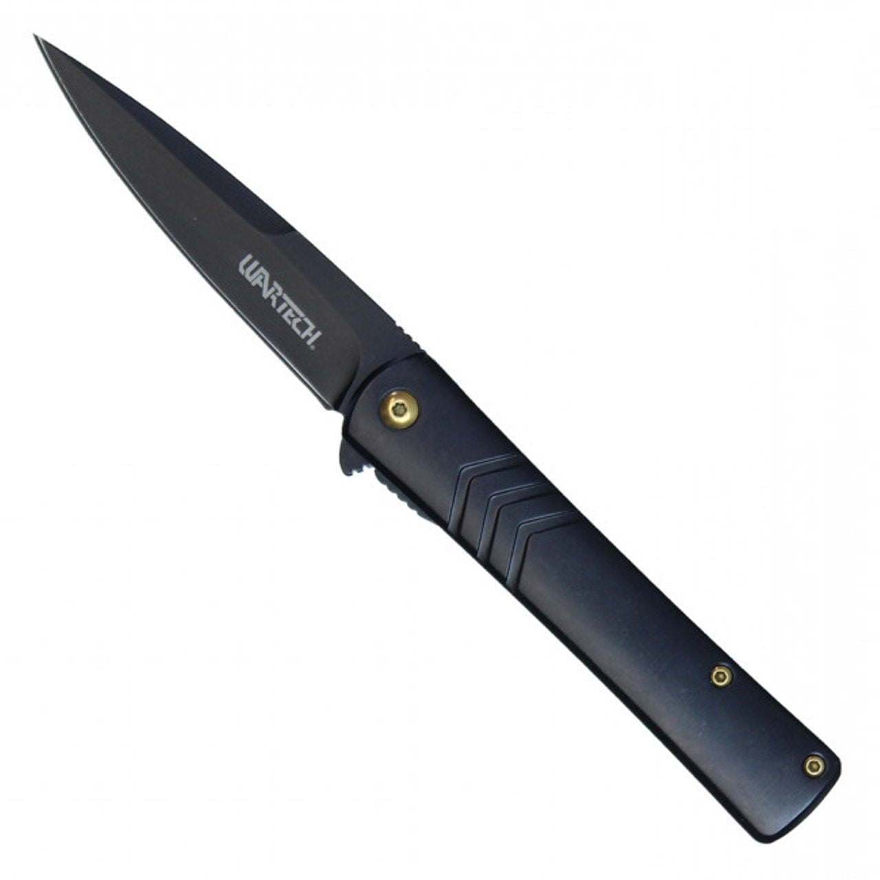 Black Sharp Knife | 7.75" Pocket Knife | Knife Plug