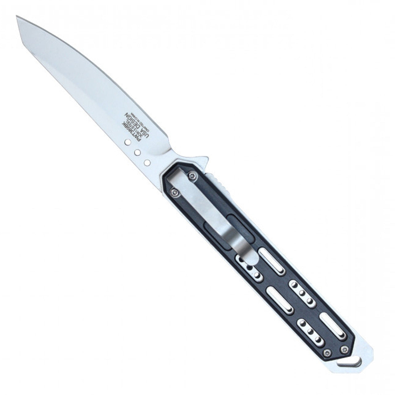 8.5" Spring Assisted Folding Knife (Black) | Tactical EDC Knife