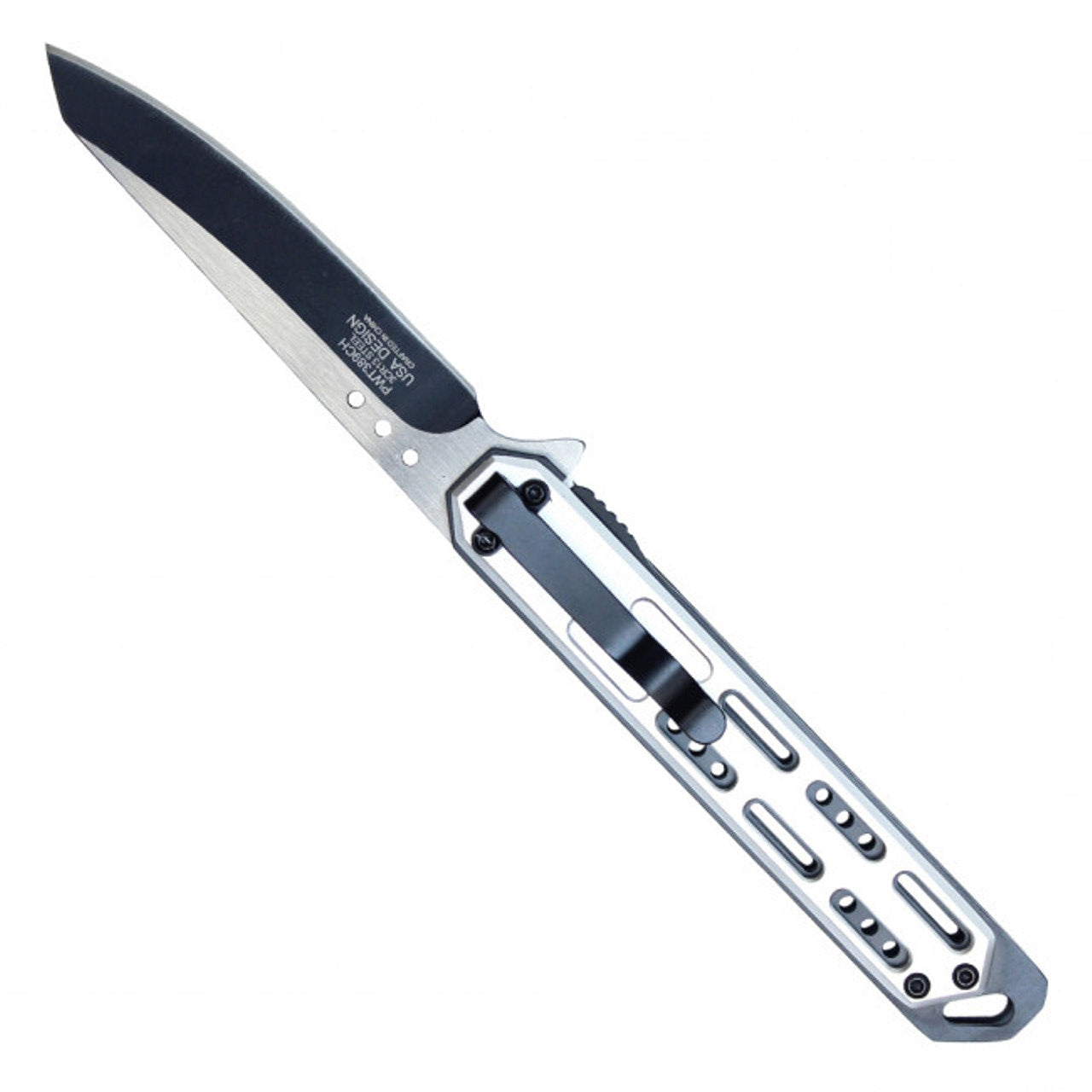 8.5" Spring Assisted Folding Knife (Chrome) | Tactical EDC Knife
