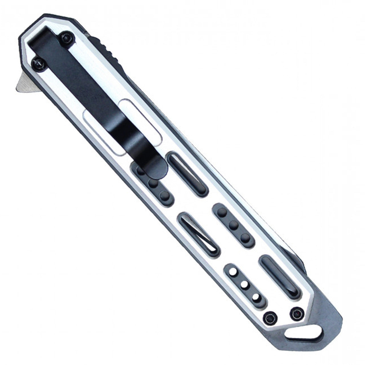 8.5" Spring Assisted Folding Knife (Chrome) | Tactical EDC Knife