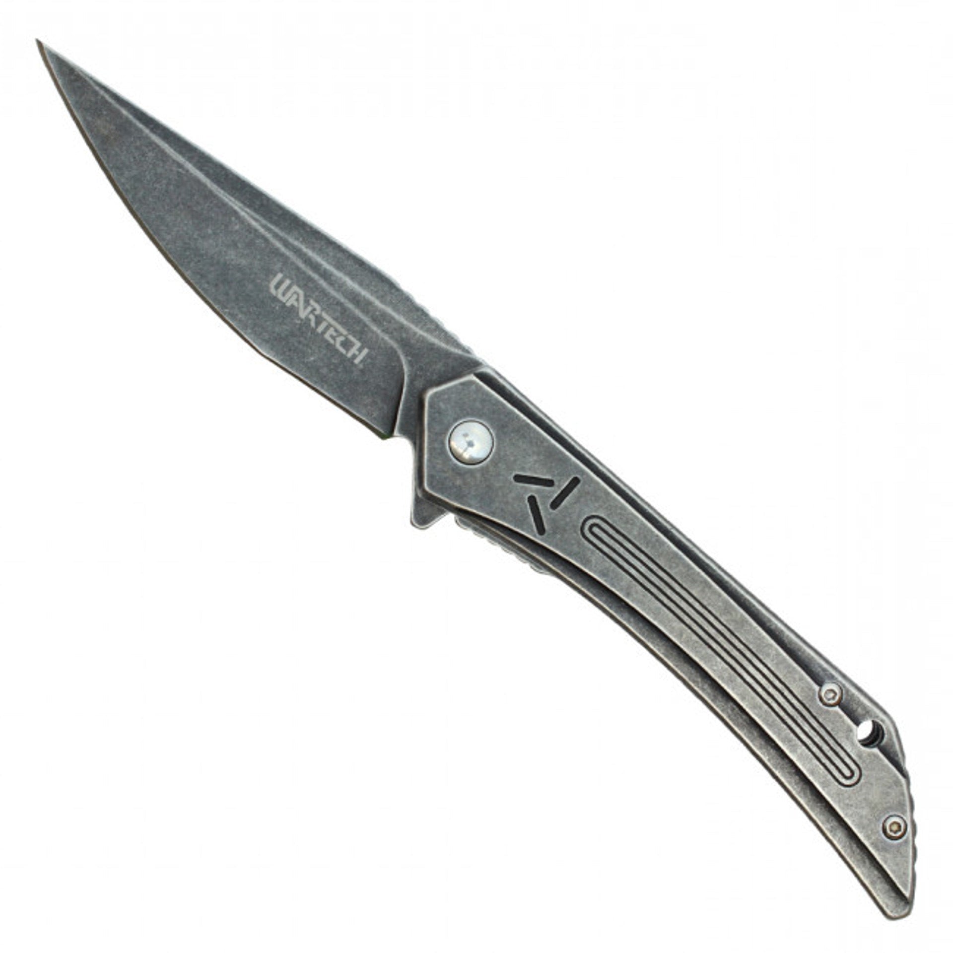 8" Slim Stonewashed Pocket Knife