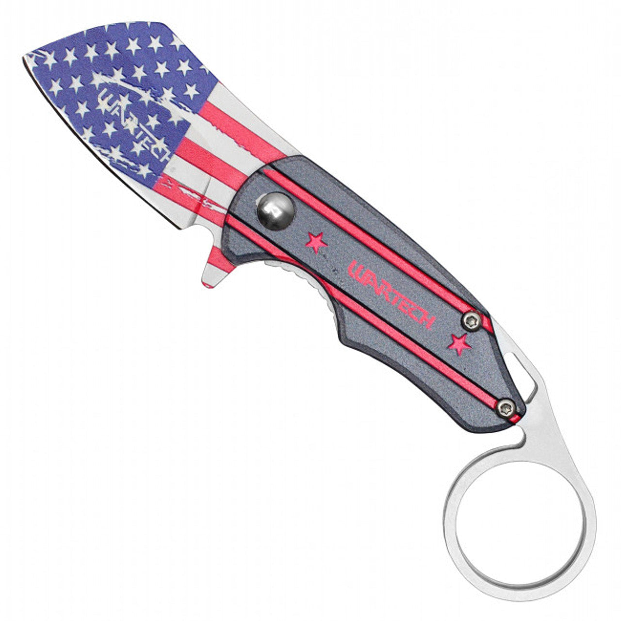 5.5" USA Flag Karambit Pocket Knife