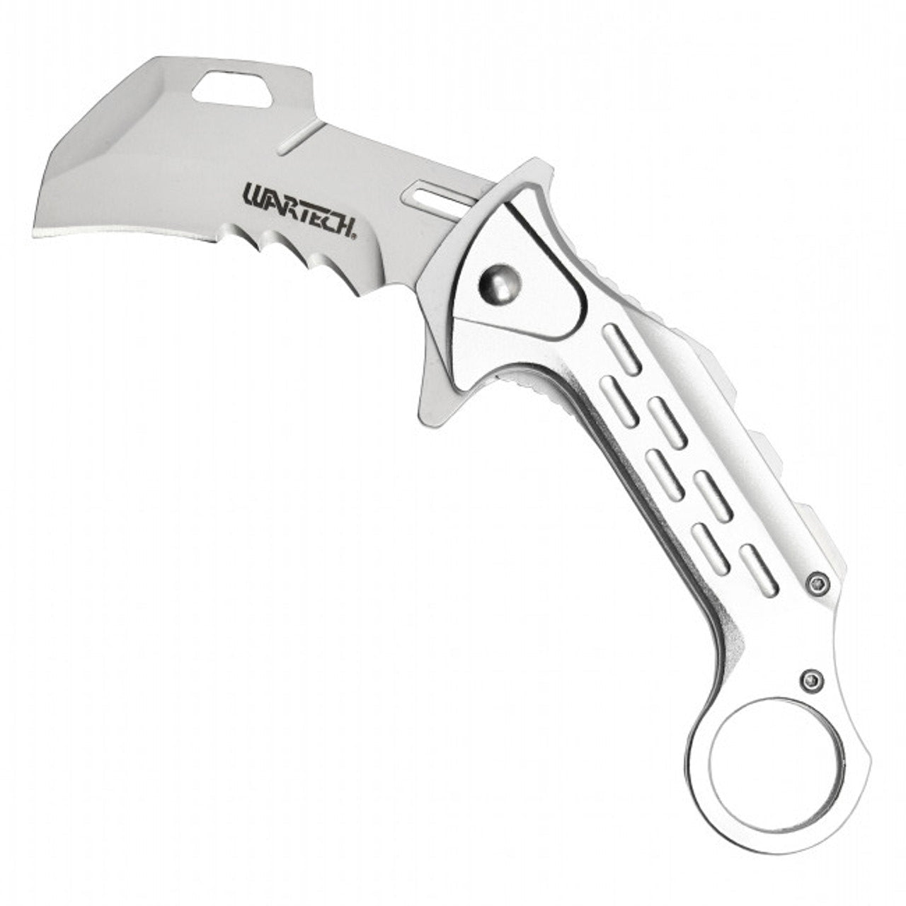 6.5" Silver Pocket Karambit