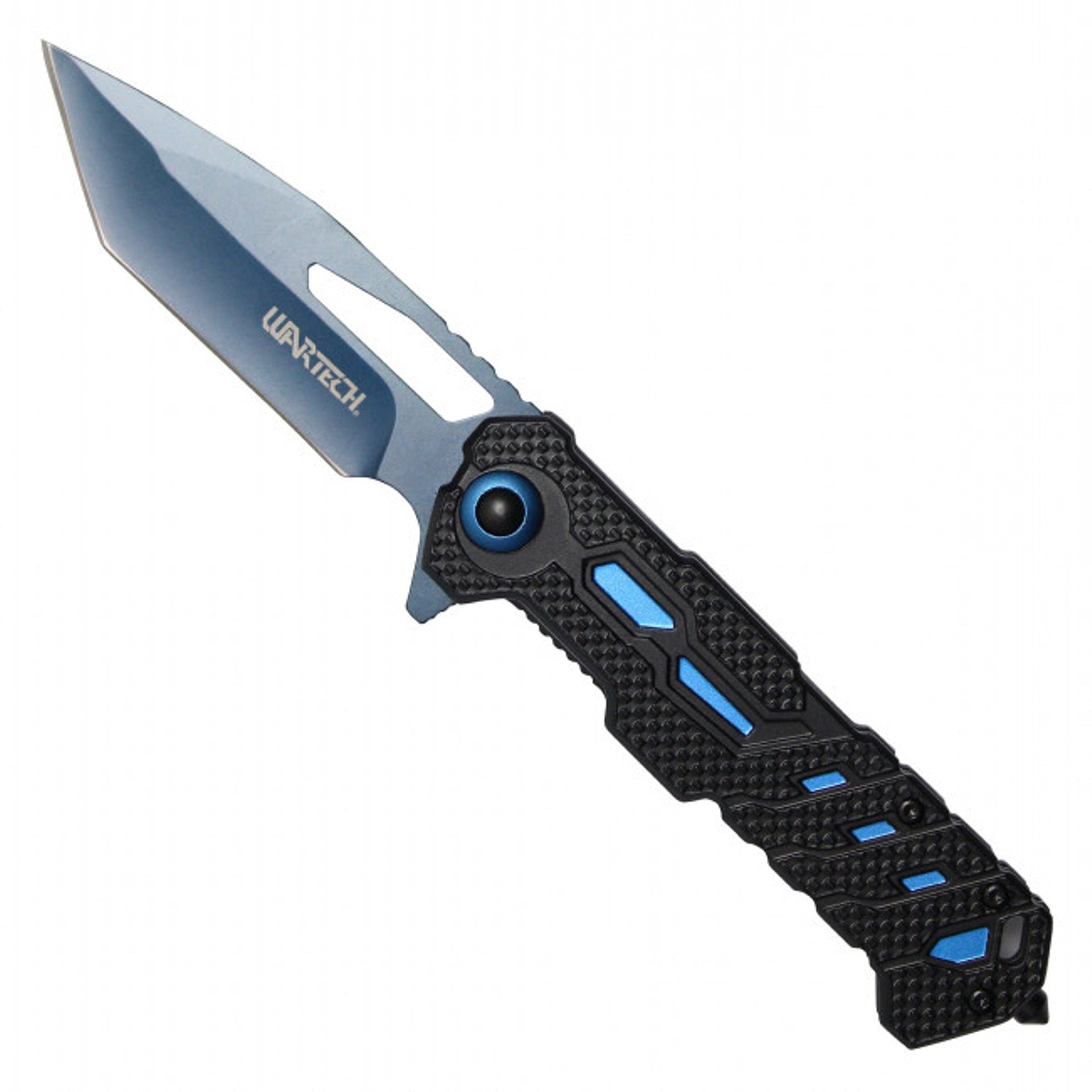 8" Blue Assisted Opening Pocket Knife