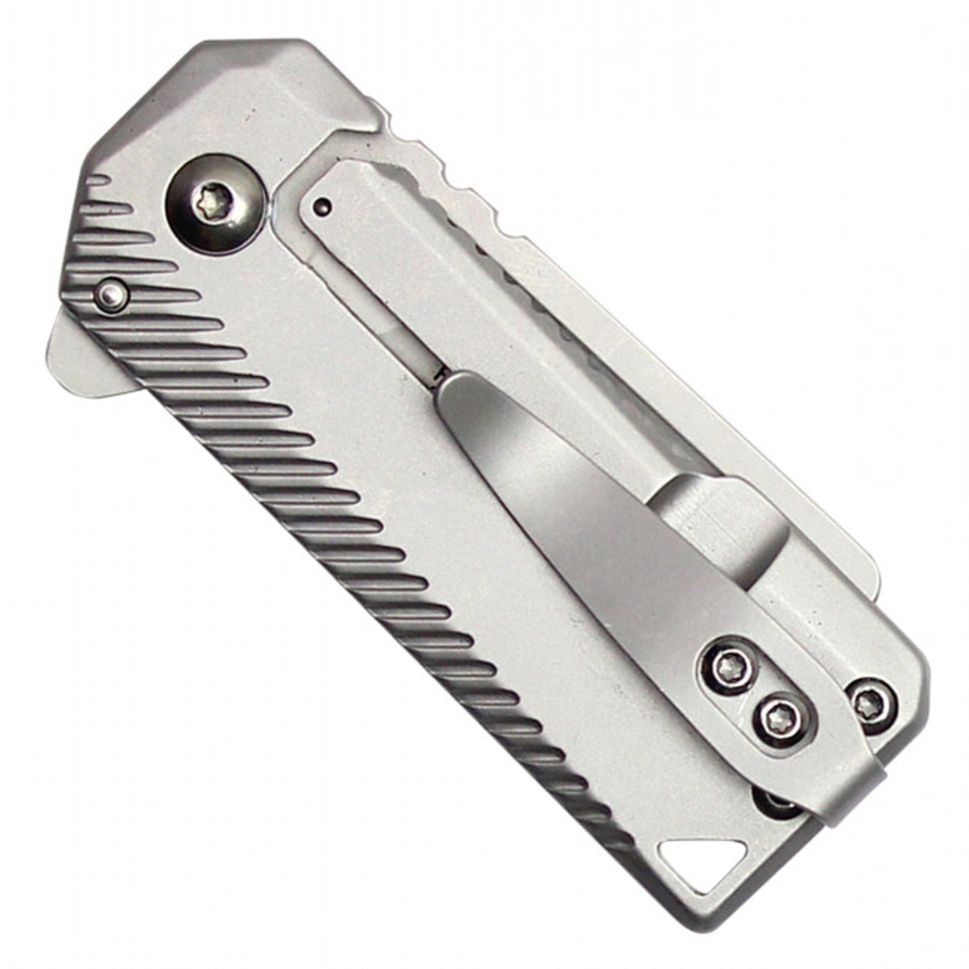 4.5" Silver Micro Pocket Knife