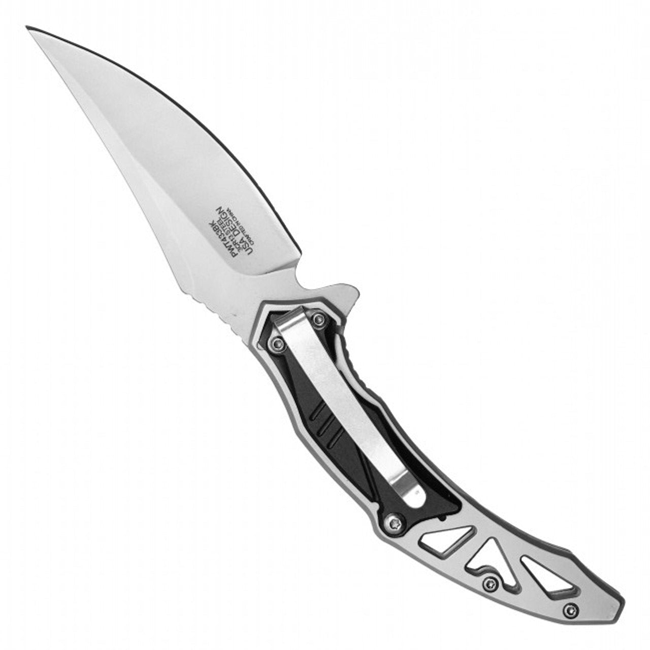 8.25" Tactical Folding Pocket Knife – Black