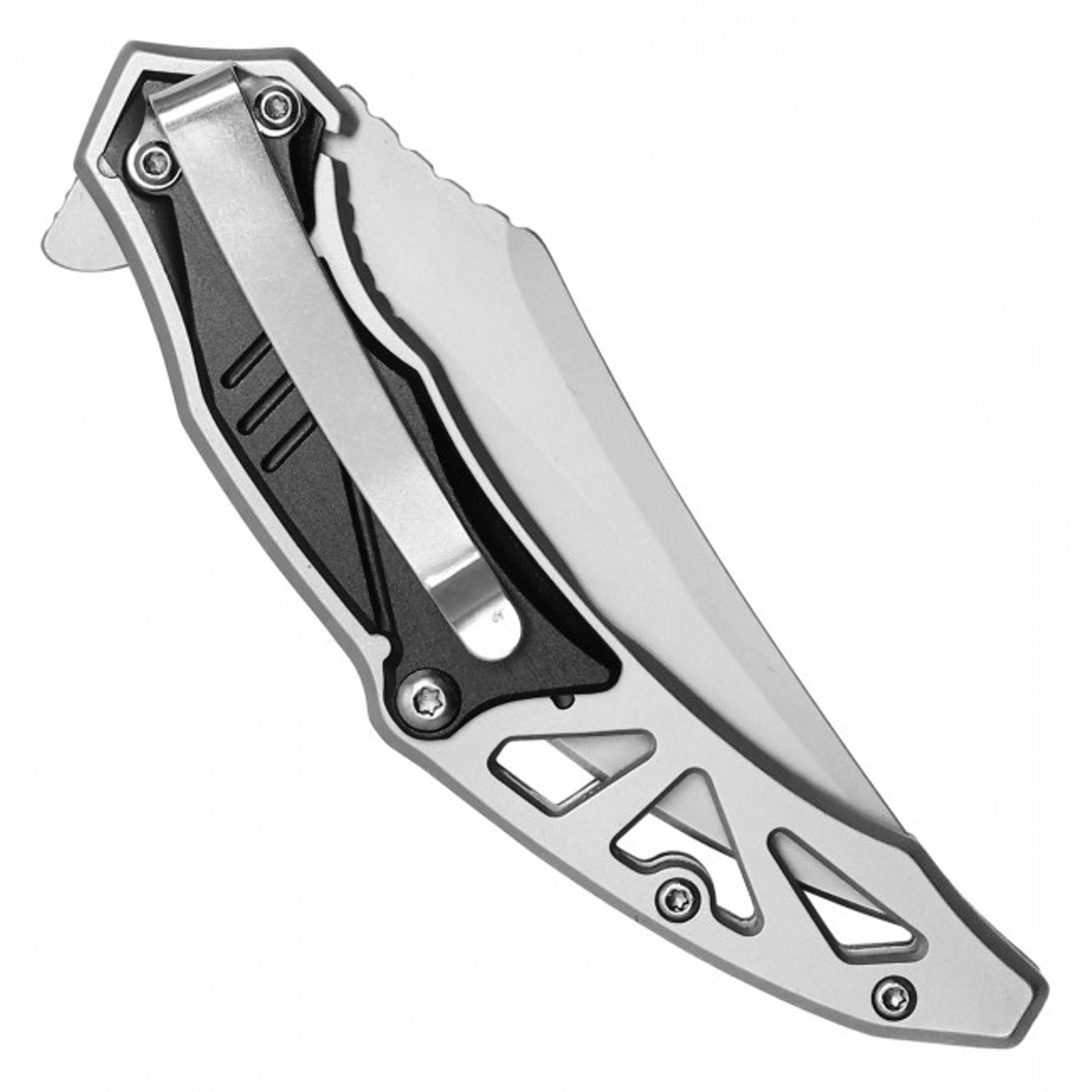 8.25" Tactical Folding Pocket Knife – Black