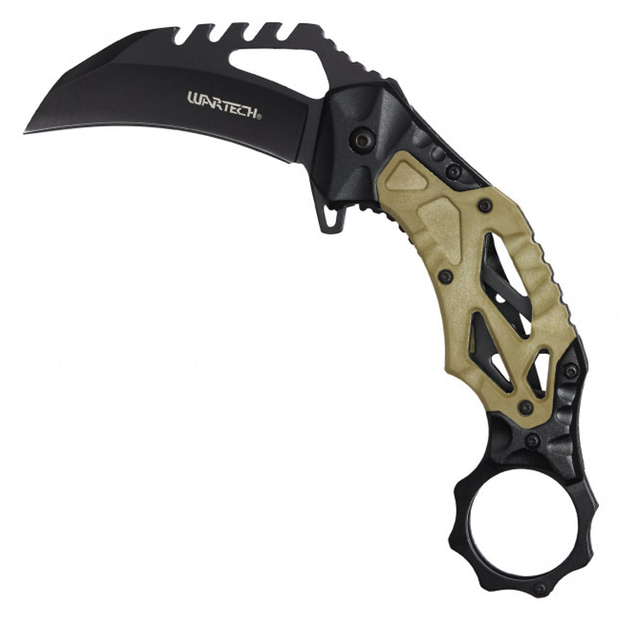 7.25" Pocket Karambit - Dirt Folding Tactical knife