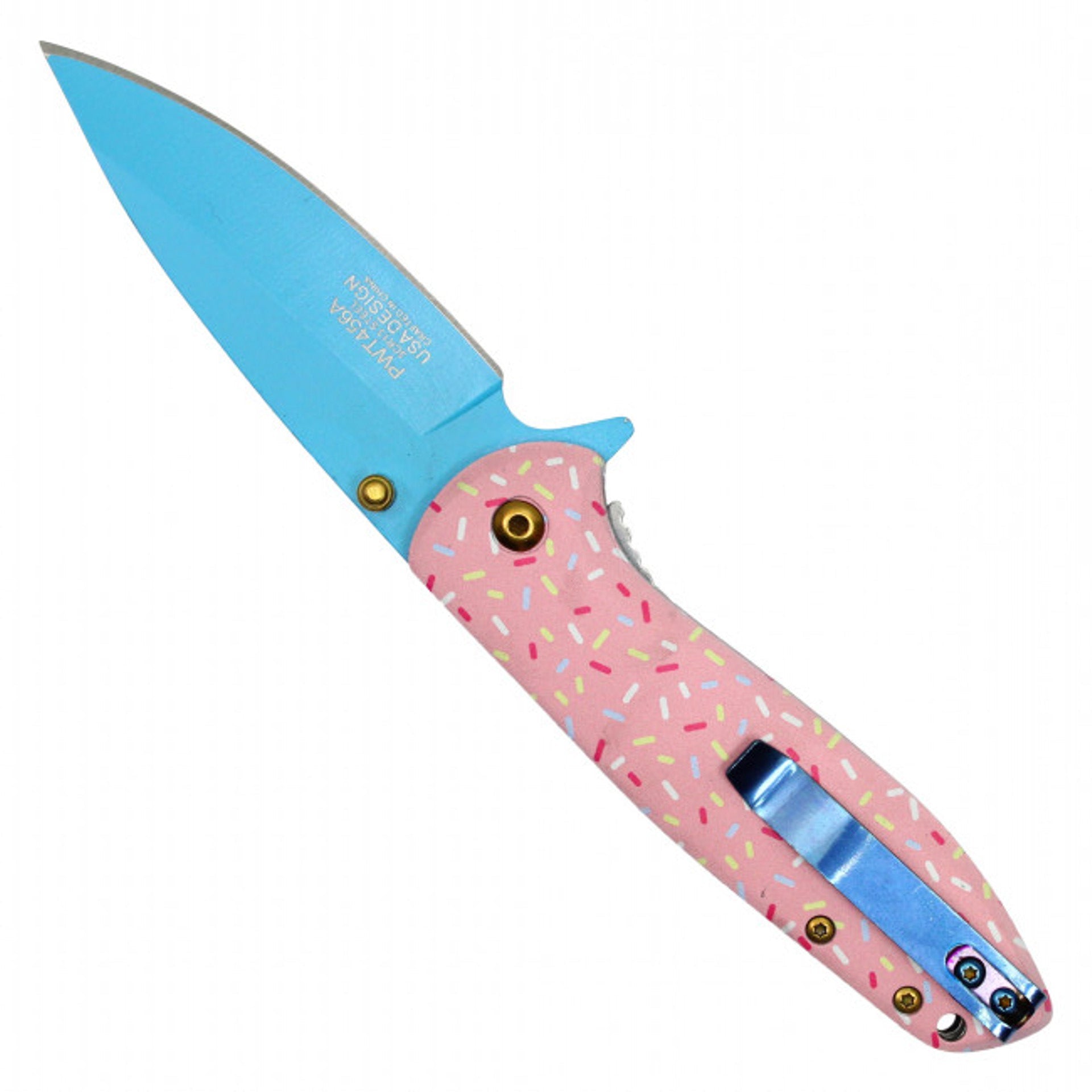 Donut Spring Assisted Folding Pocket Knife – Fun & Functional