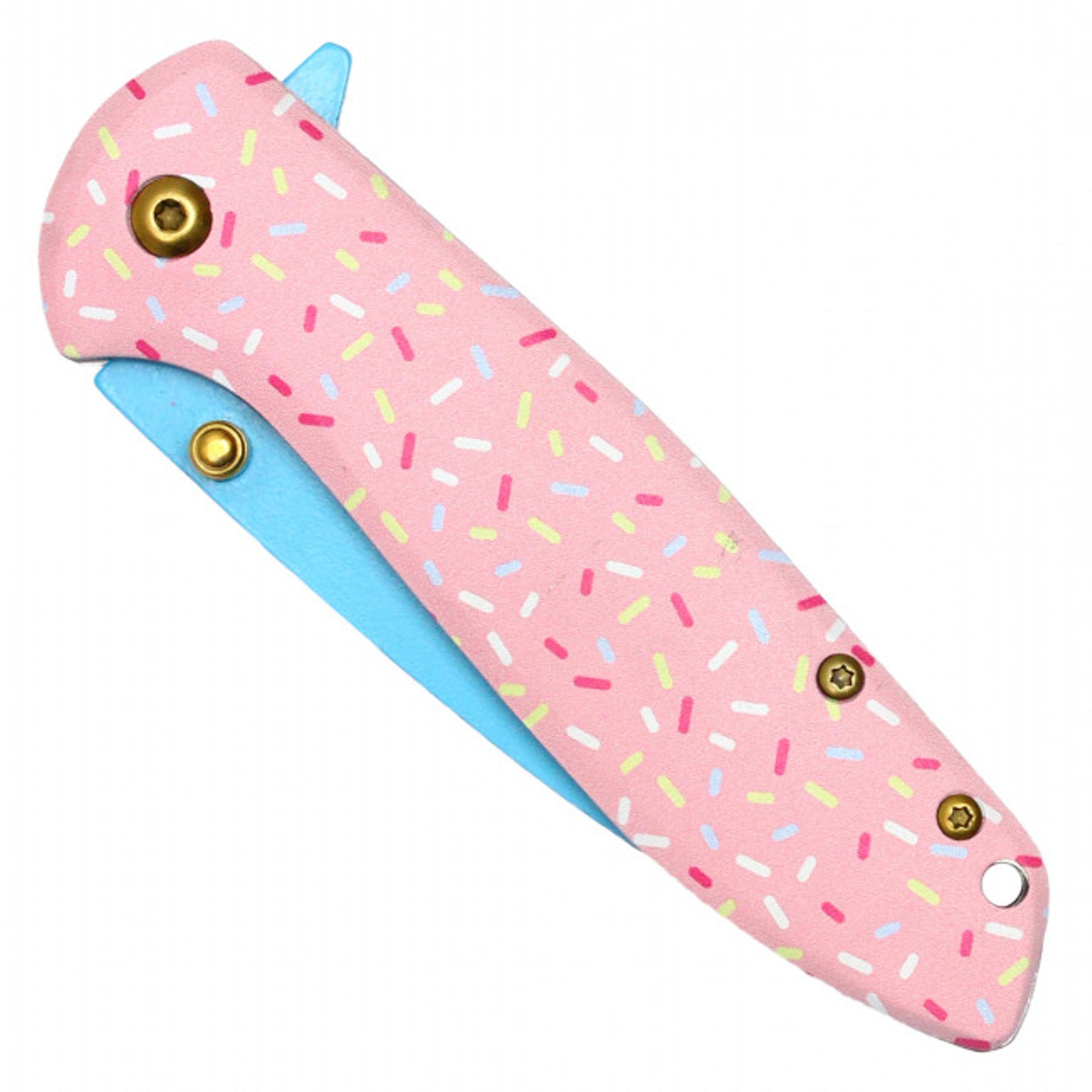 Donut Spring Assisted Folding Pocket Knife – Fun & Functional