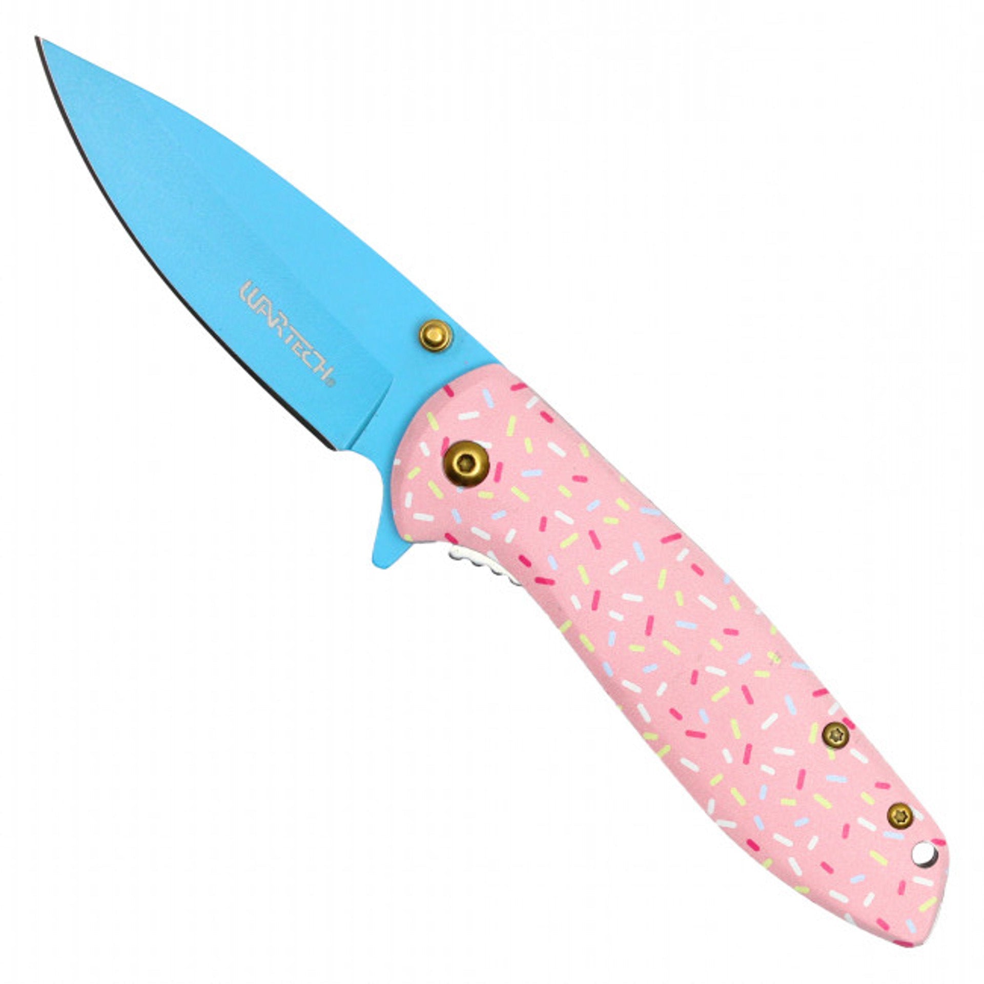 Donut Spring Assisted Folding Pocket Knife – Fun & Functional