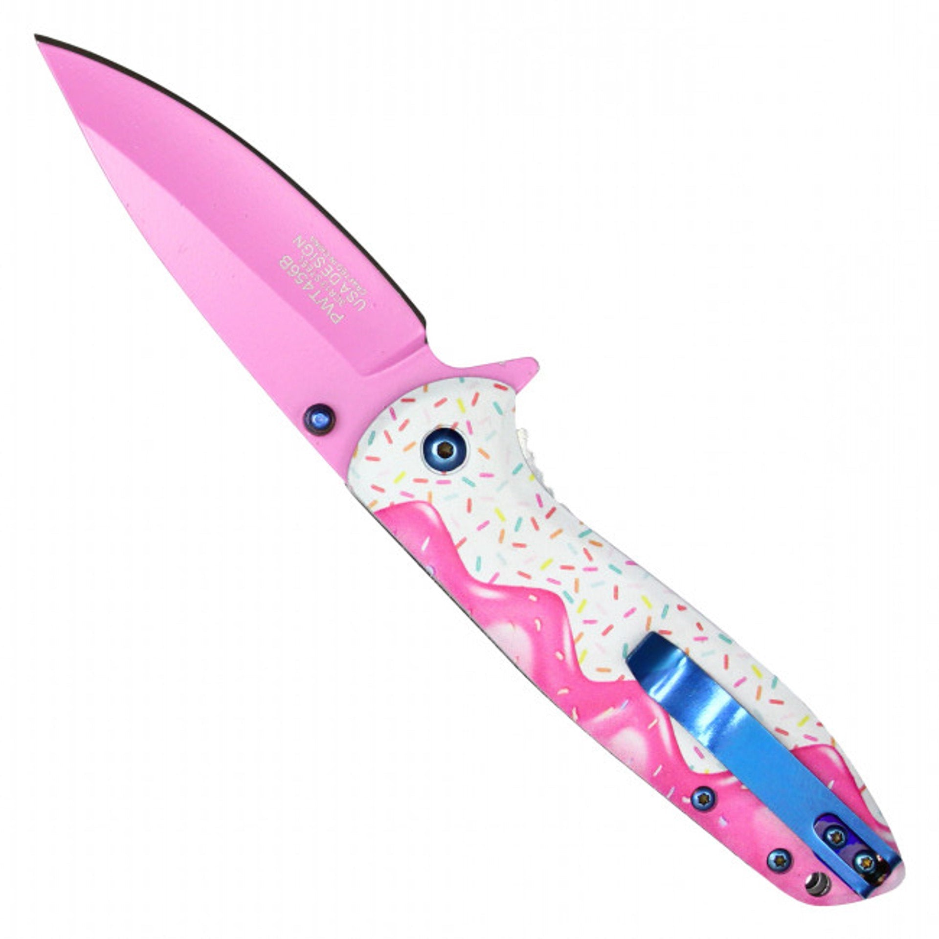 7.5" WarTech Assisted Opening Pocket Knife – Sweet Treats Exclusive
