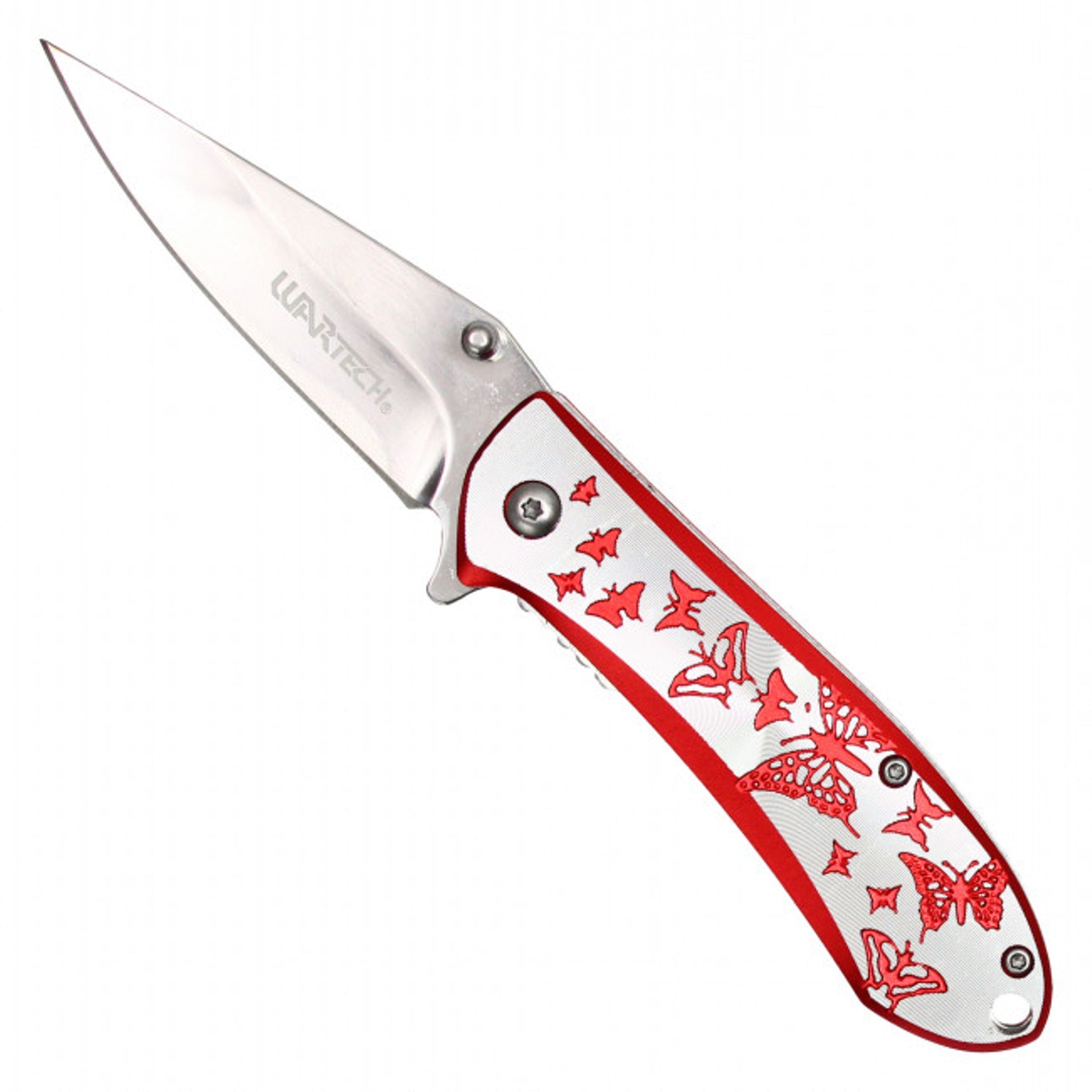 7" WarTech Assisted Opening Pocket Knife – Red Edition