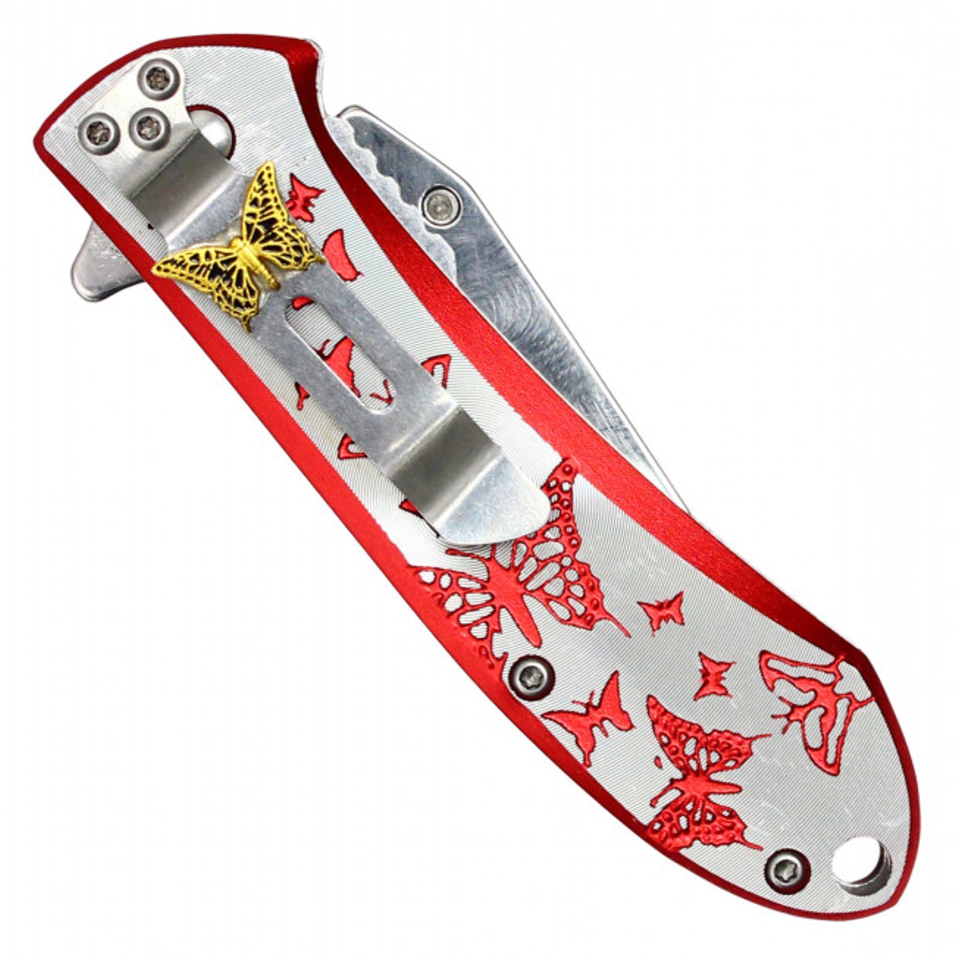 7" WarTech Assisted Opening Pocket Knife – Red Edition
