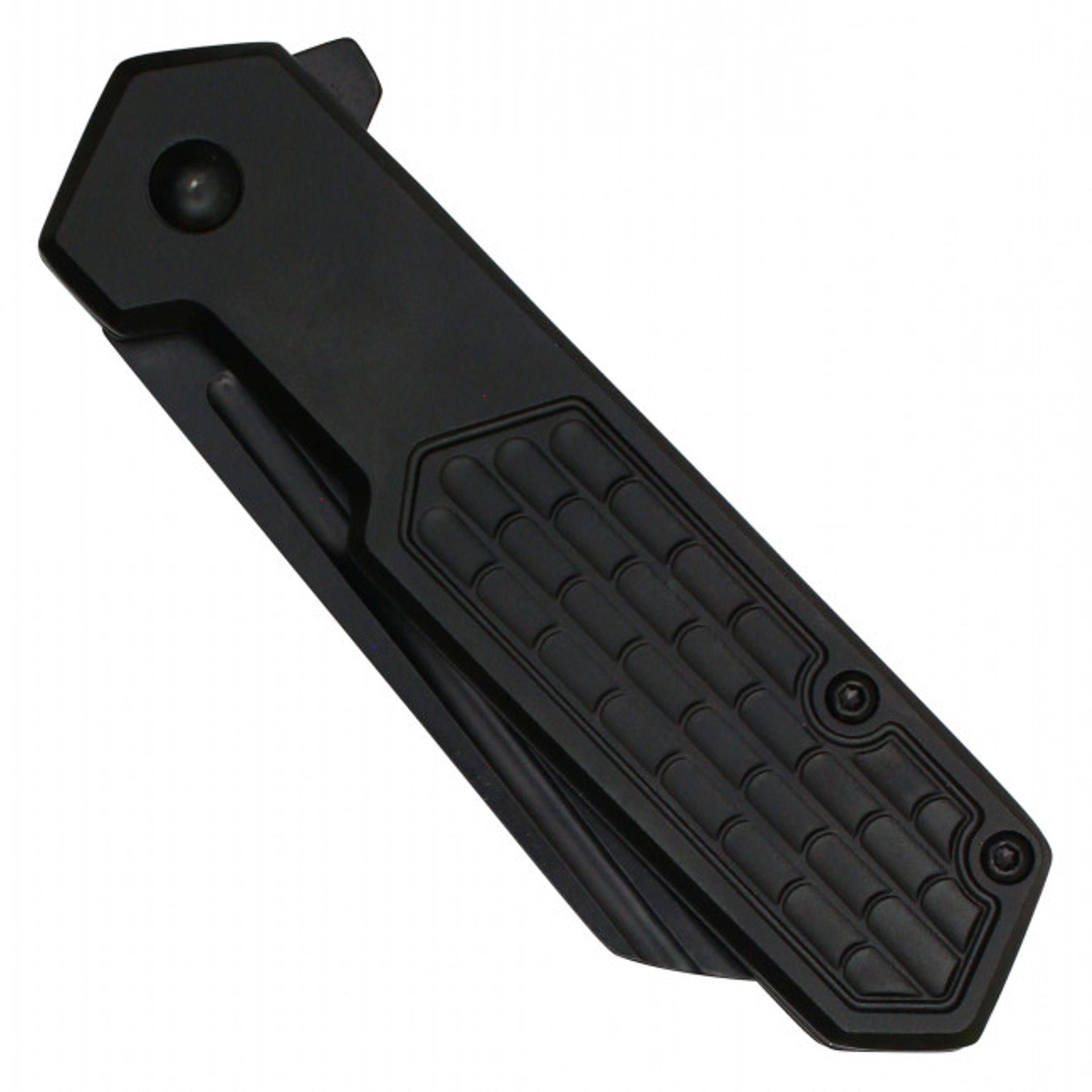 7" Black Cleaver Pocket Knife