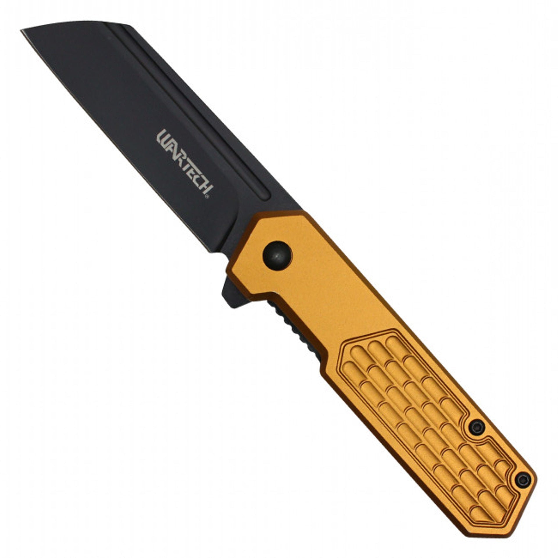 7" Gold Cleaver Pocket Knife