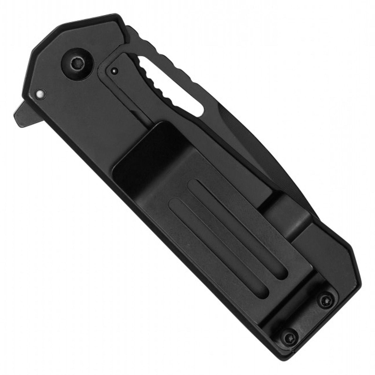 6.25" Black Bitcoin Pocket Knife – Sleek & Futuristic