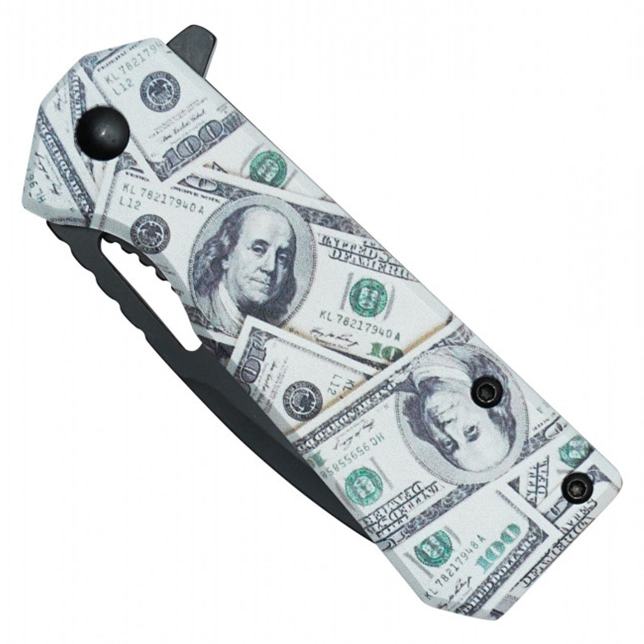 6.25" Black Benjamin Pocket Knife – Compact & Bold