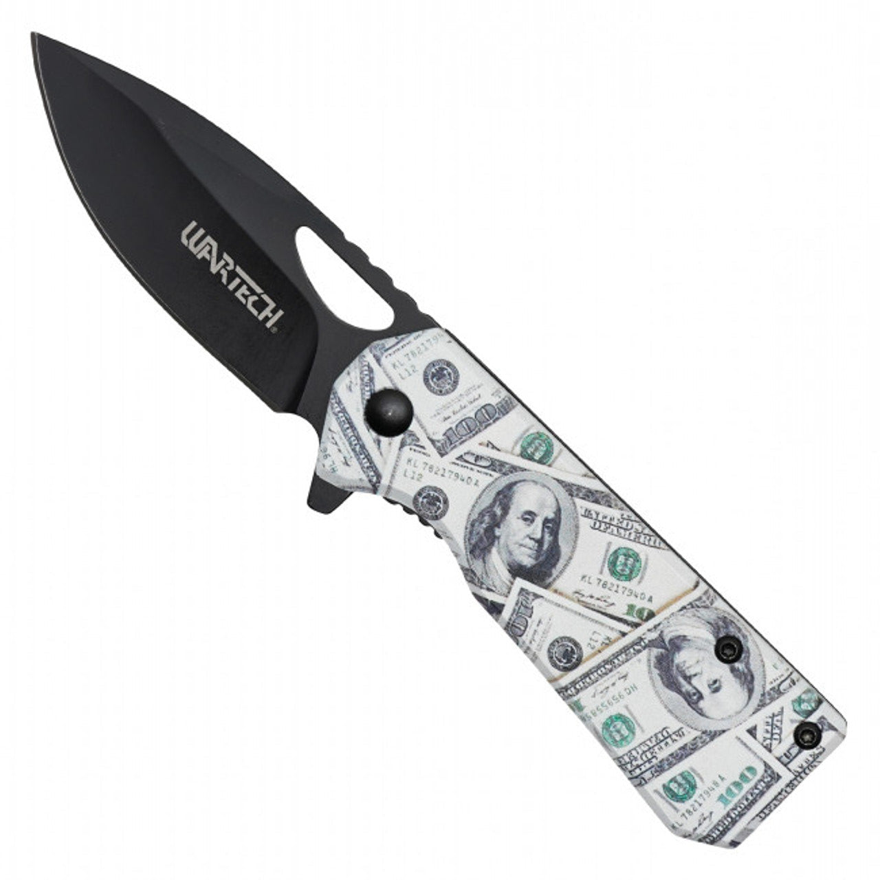 6.25" Black Benjamin Pocket Knife – Compact & Bold