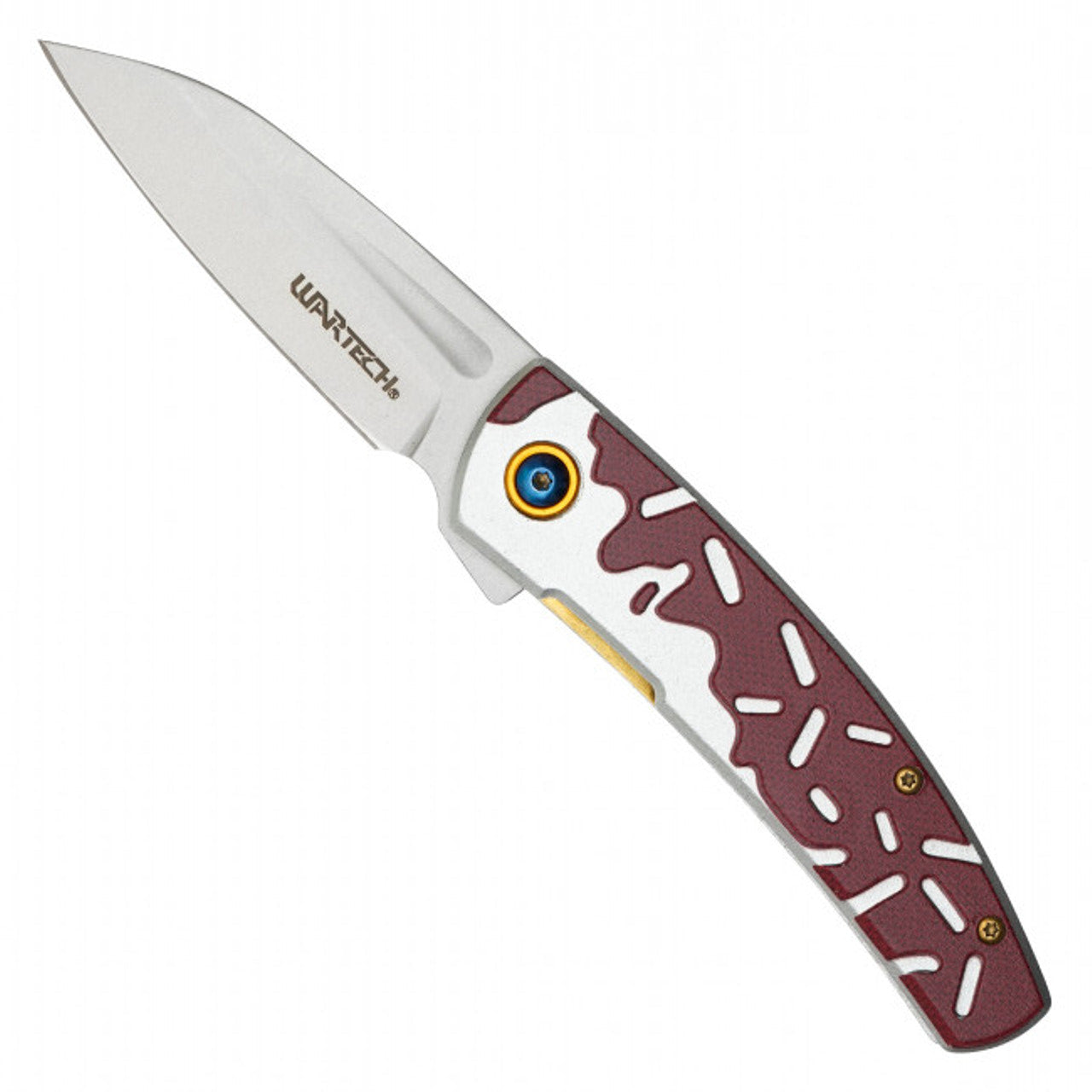 7.75" Chocolate Frosted Pocket Knife – Unique & Stylish Folding Knife