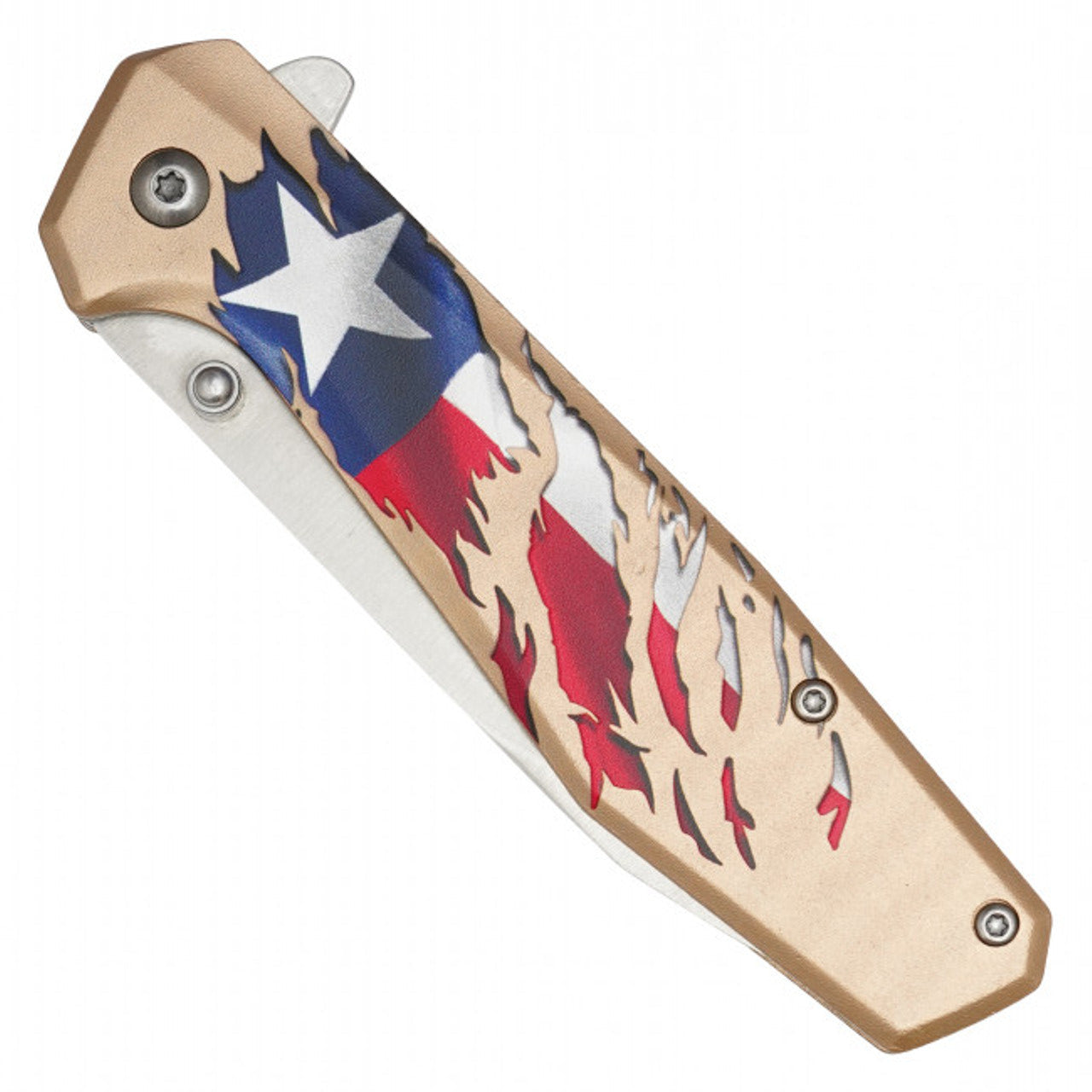 Texas Patriot Pocket Knife | 7.75" Pocket Knife | Knife Plug