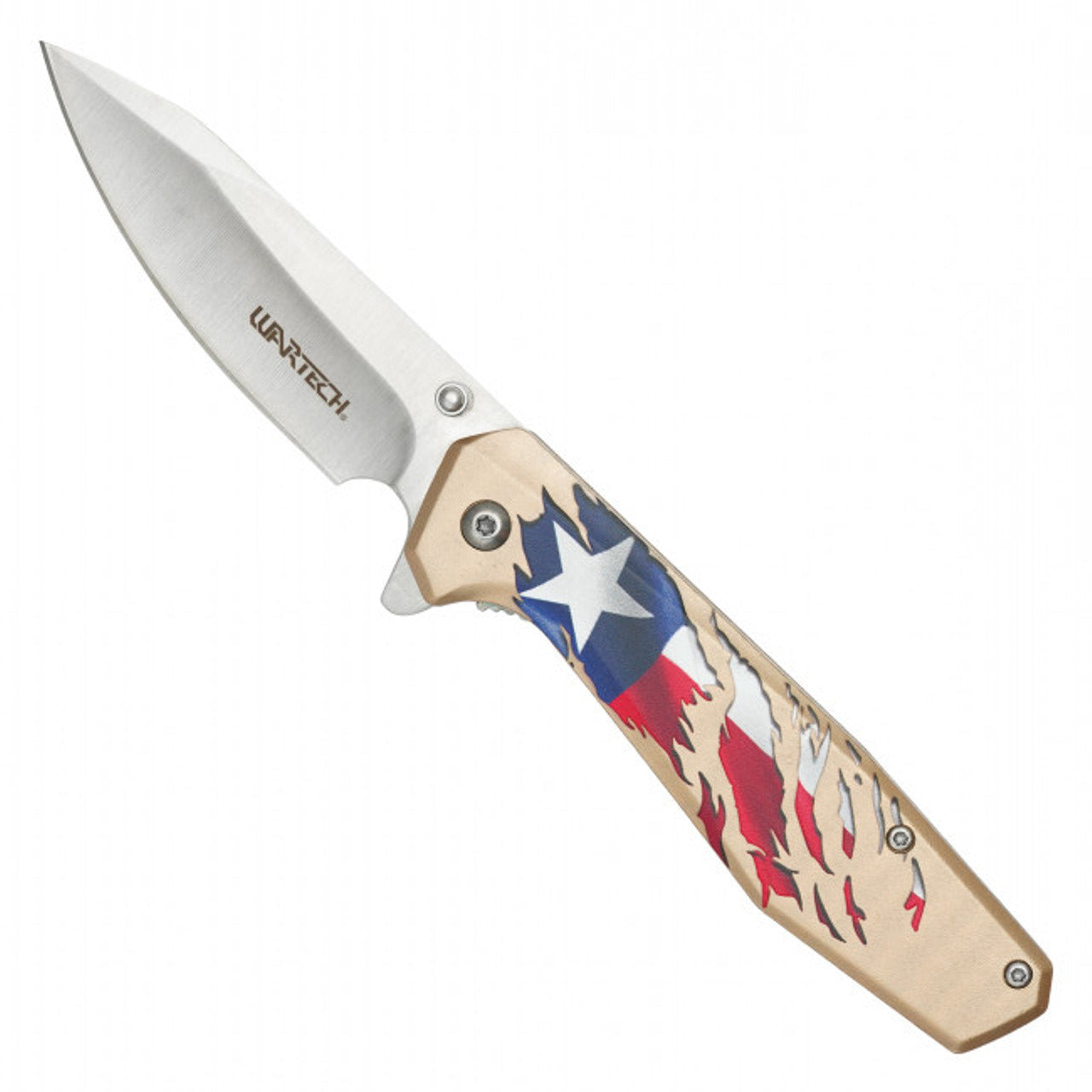 Texas Patriot Pocket Knife | 7.75" Pocket Knife | Knife Plug