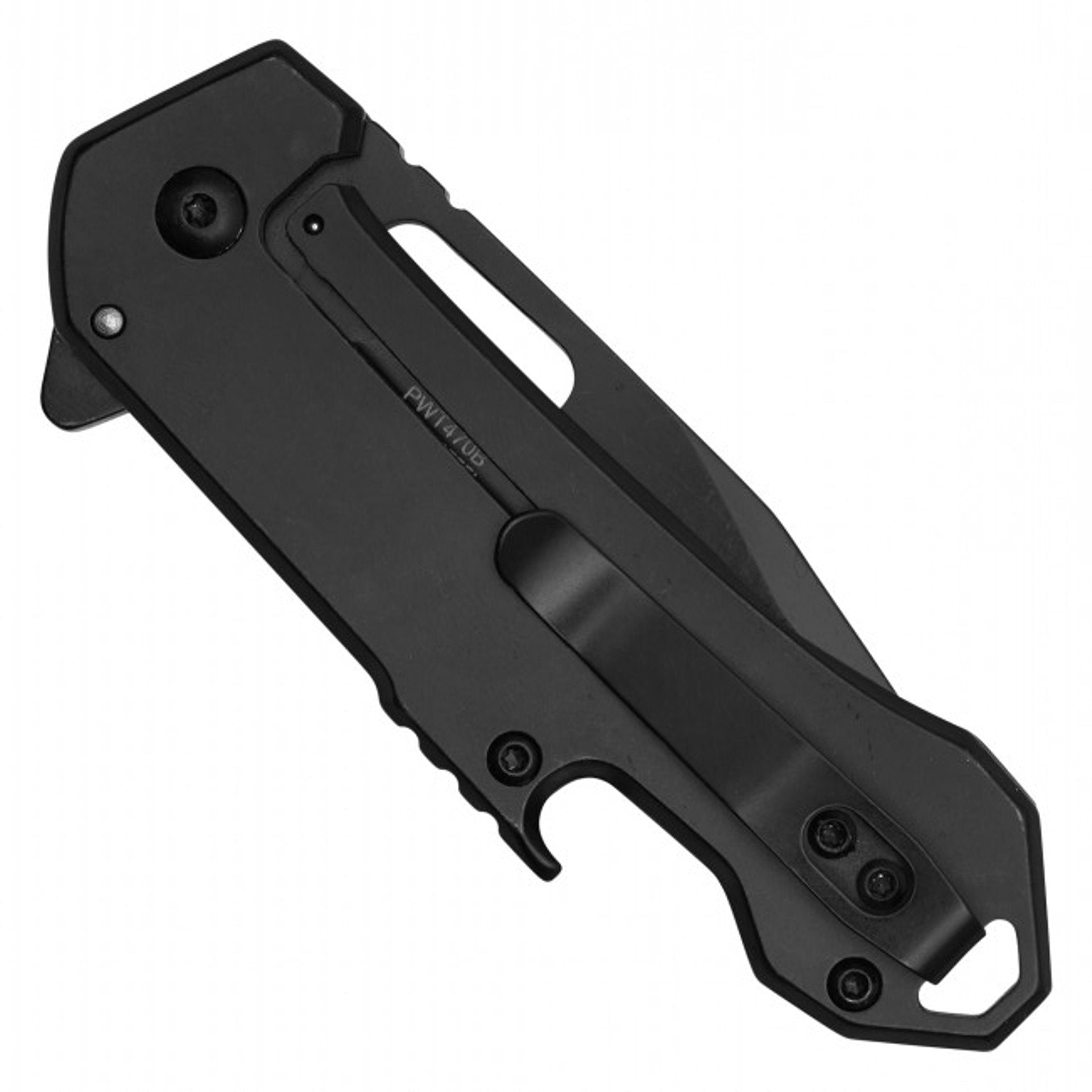 6.75" Thin Red Line Pocket Knife – Tactical Folding Knife