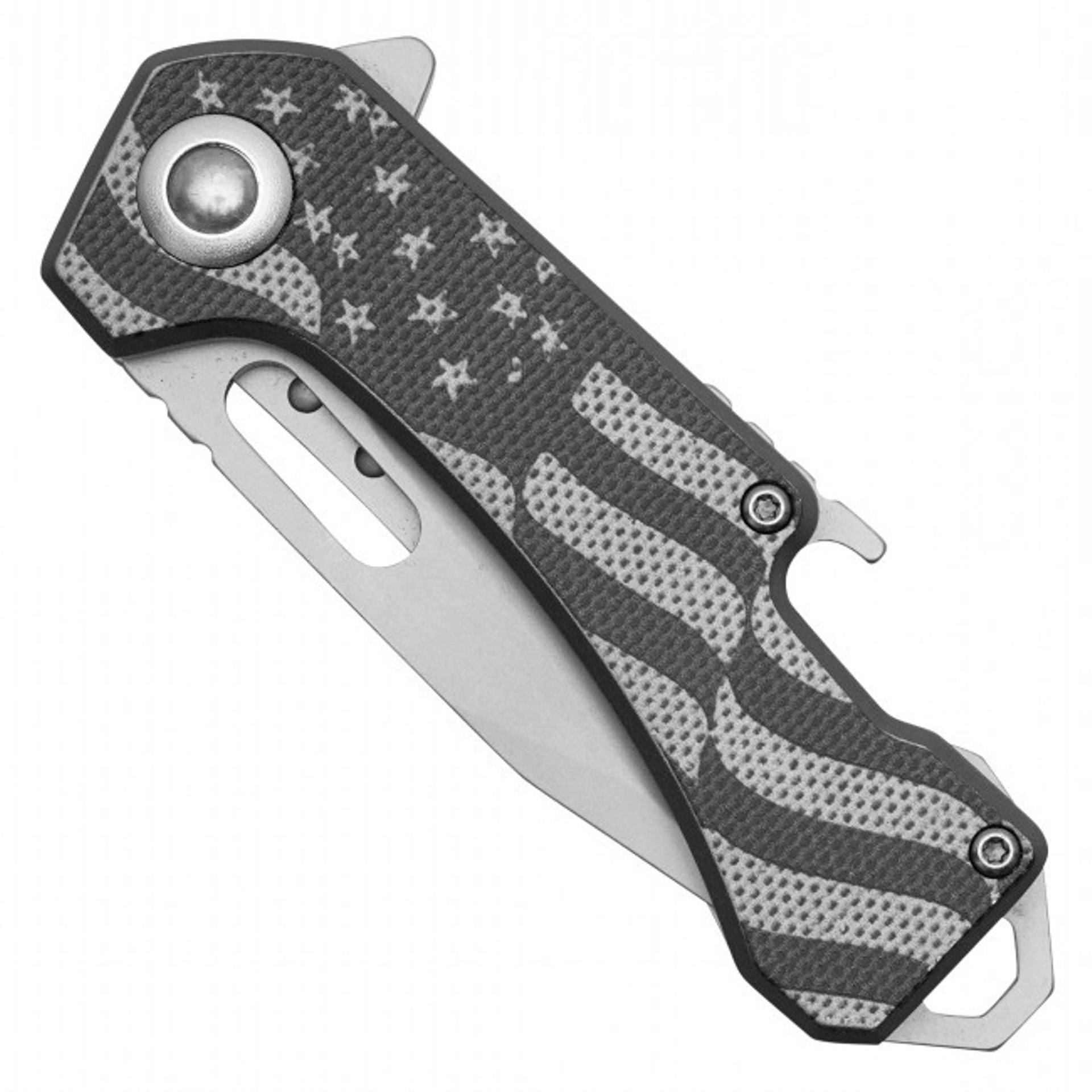 6.75" Gray Patriot Pocket Knife
