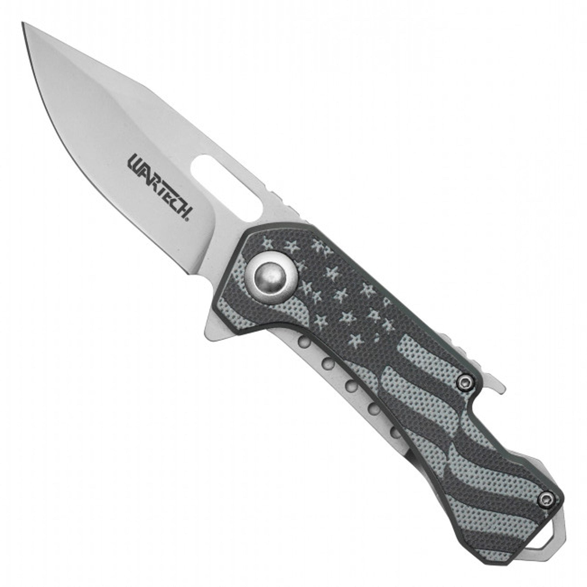 6.75" Gray Patriot Pocket Knife