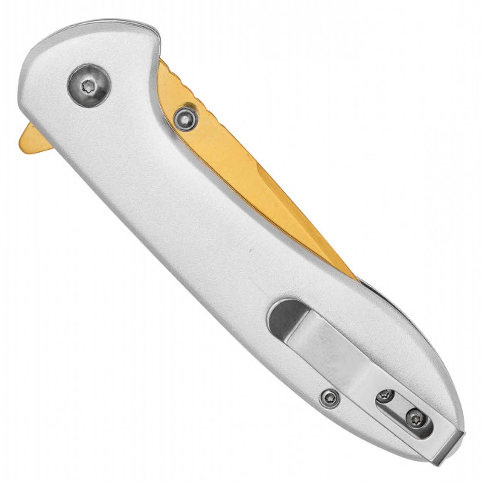 WARTECH 7.75" Gold Hummingbird Pocket Knife – Elegance Meets Functionality