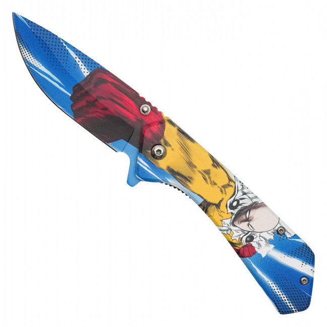 Saitama Assisted Opening Pocket Knife – One Punch Man Inspired