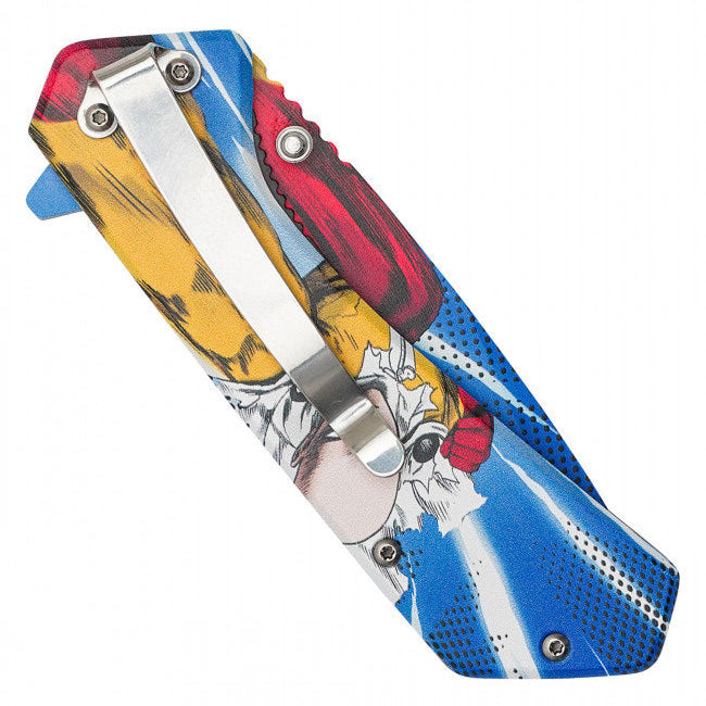 Saitama Assisted Opening Pocket Knife – One Punch Man Inspired