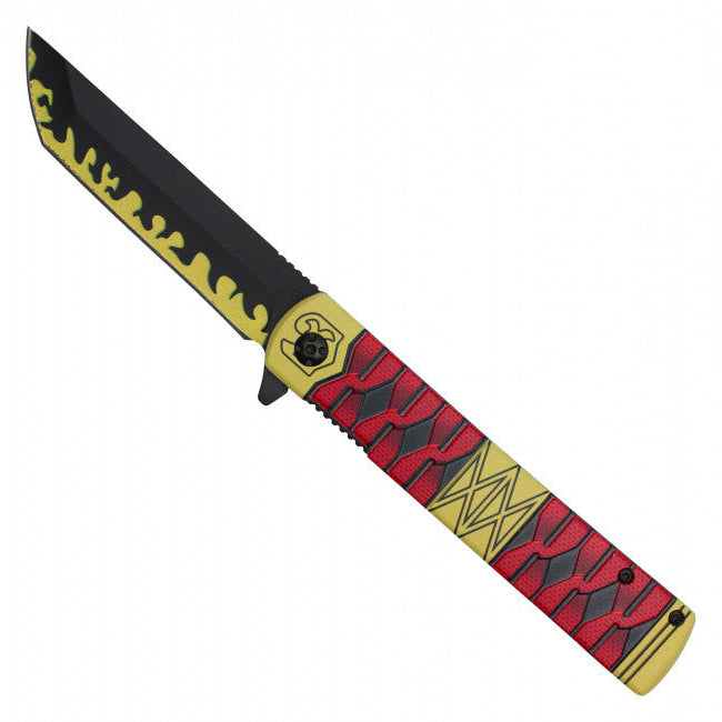 Sandai Kitetsu Anime Assisted Opening Knife – One Piece Inspired