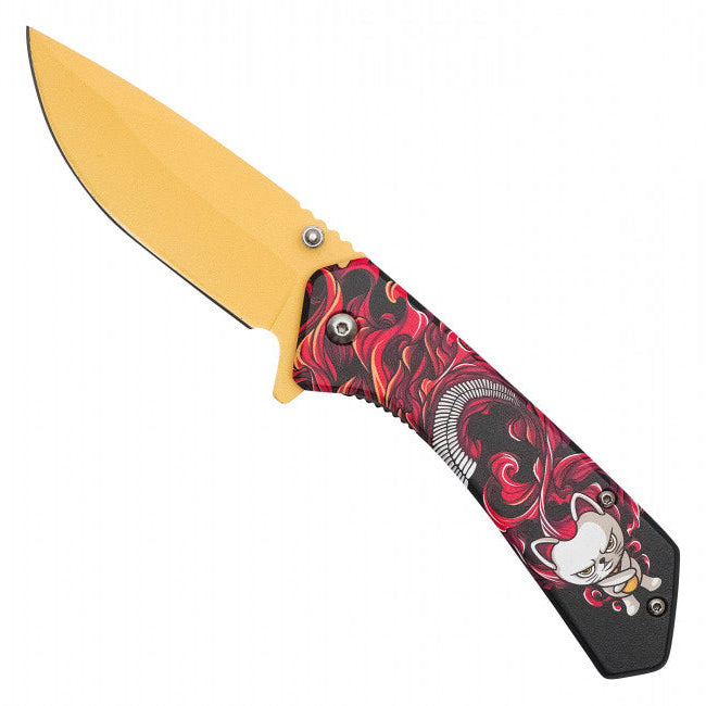 Turbo Granny Assisted Opening Pocket Knife – Dandadan Inspired – V2