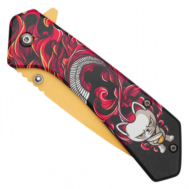 Turbo Granny Assisted Opening Pocket Knife – Dandadan Inspired – V2