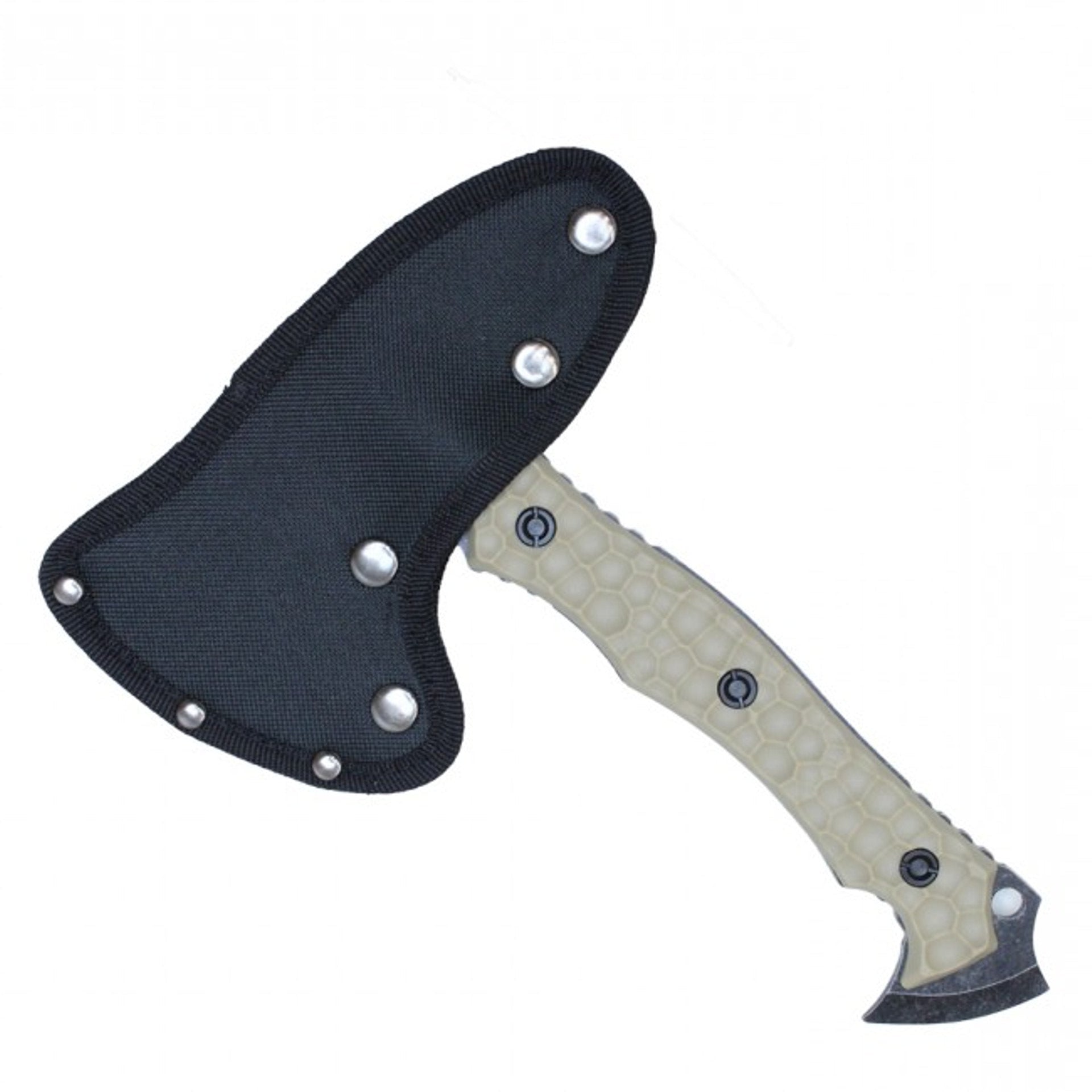 9 3/4" Skull Crusher Fixed Blade Axe with ABS Handle