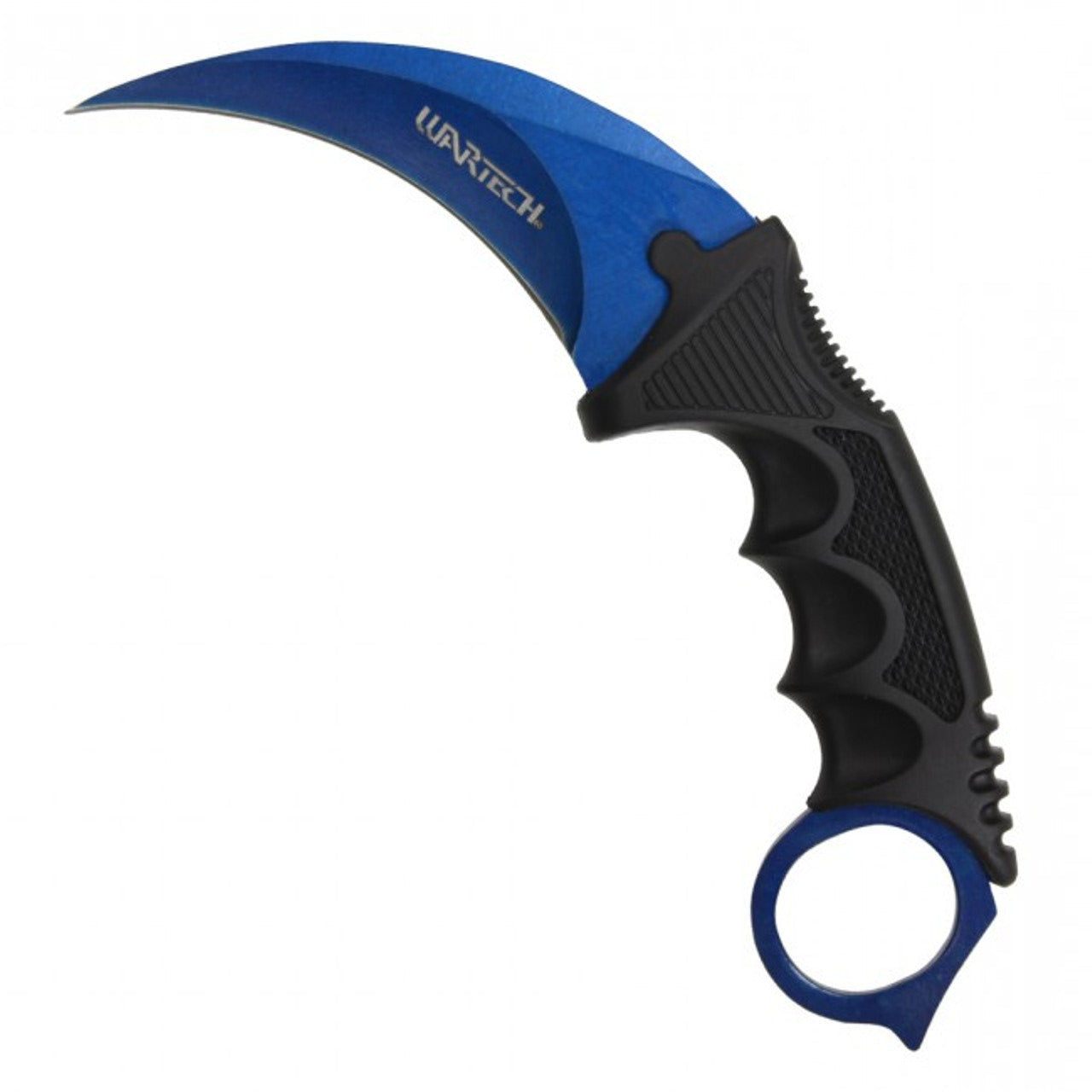 8" Tactical Karambit Hawkbill Neck Knife – Blue
